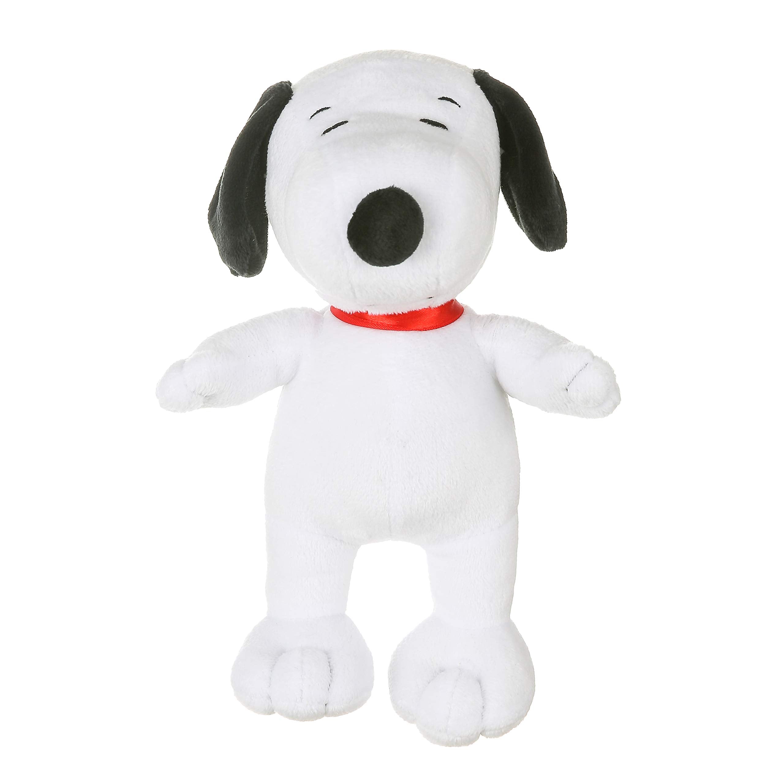Peanuts For Pets Snoopy Figure Classic Plush Squeaker Dog Toy, 9 Inch Medium White Plush Dog Toy For All Dogs, Officially Licens
