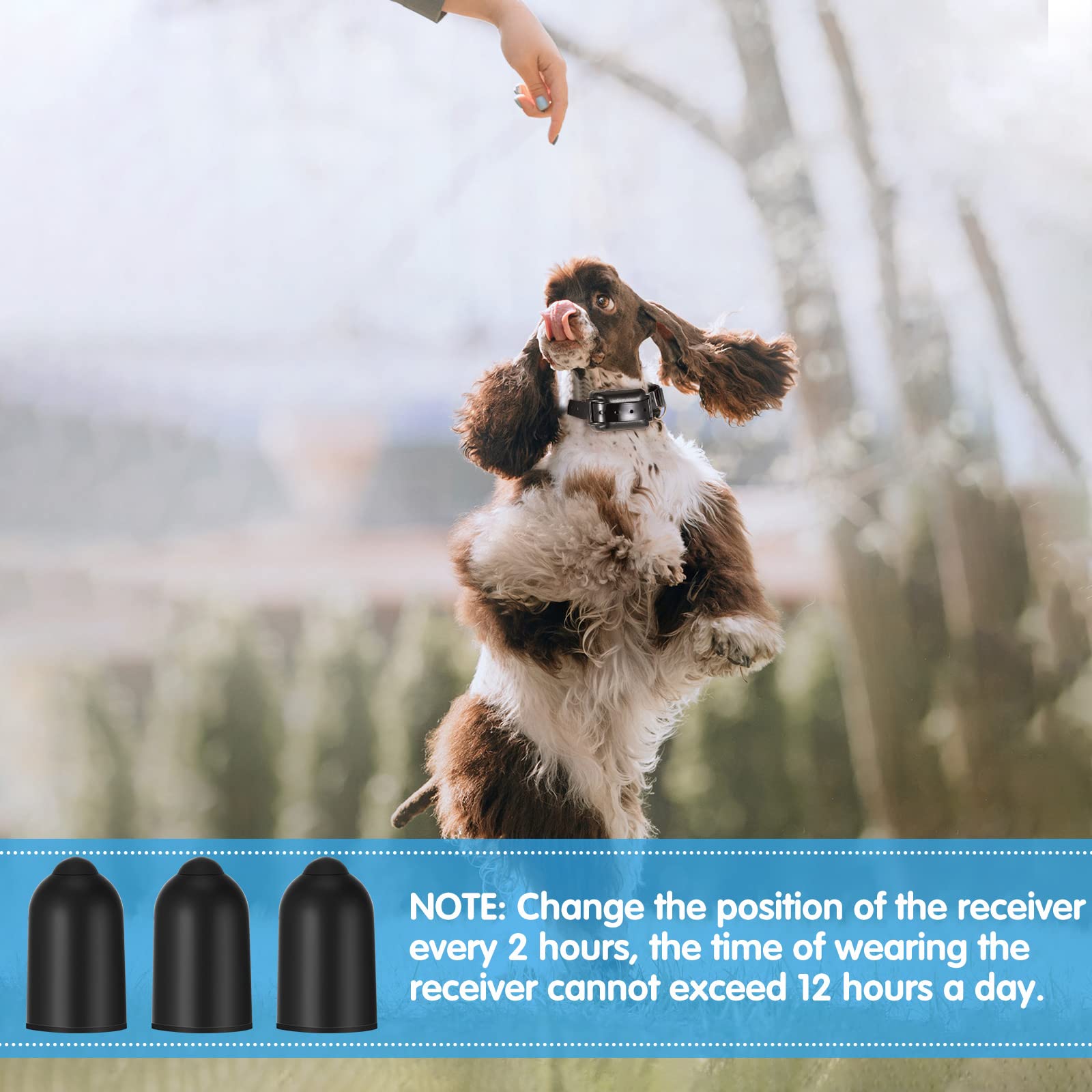 24 Pieces Shock Collar Dog Rubber Tips Training Collar Replacement Parts Dog Prong Collar And Silicone Covers For Training Rubber Dog Shock Collar Prongs Or Anti Bark Collars Tool (13 Mm)