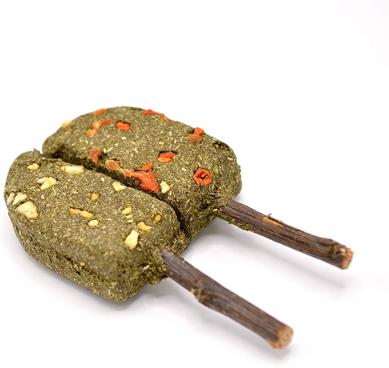 Oxbow 3 Pack Of Timothy Popsicle Small Pet Chew Toys, 7.4