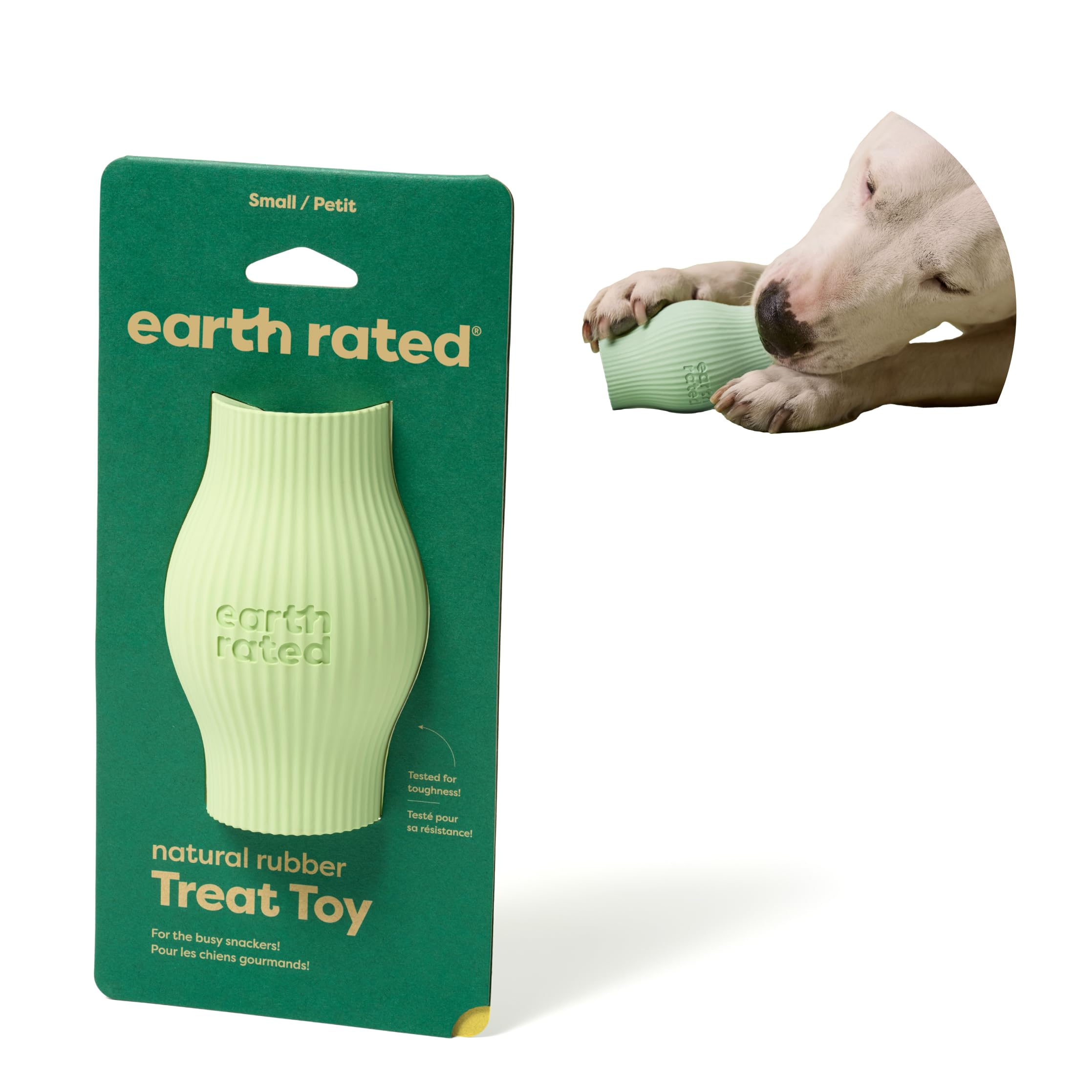 Earth Rated Treat Dispensing Dog Toys, Enrichment Toy For Adult And Puppy Dogs, Slow Feeder, Dishwasher And Freezer-Safe, Natura