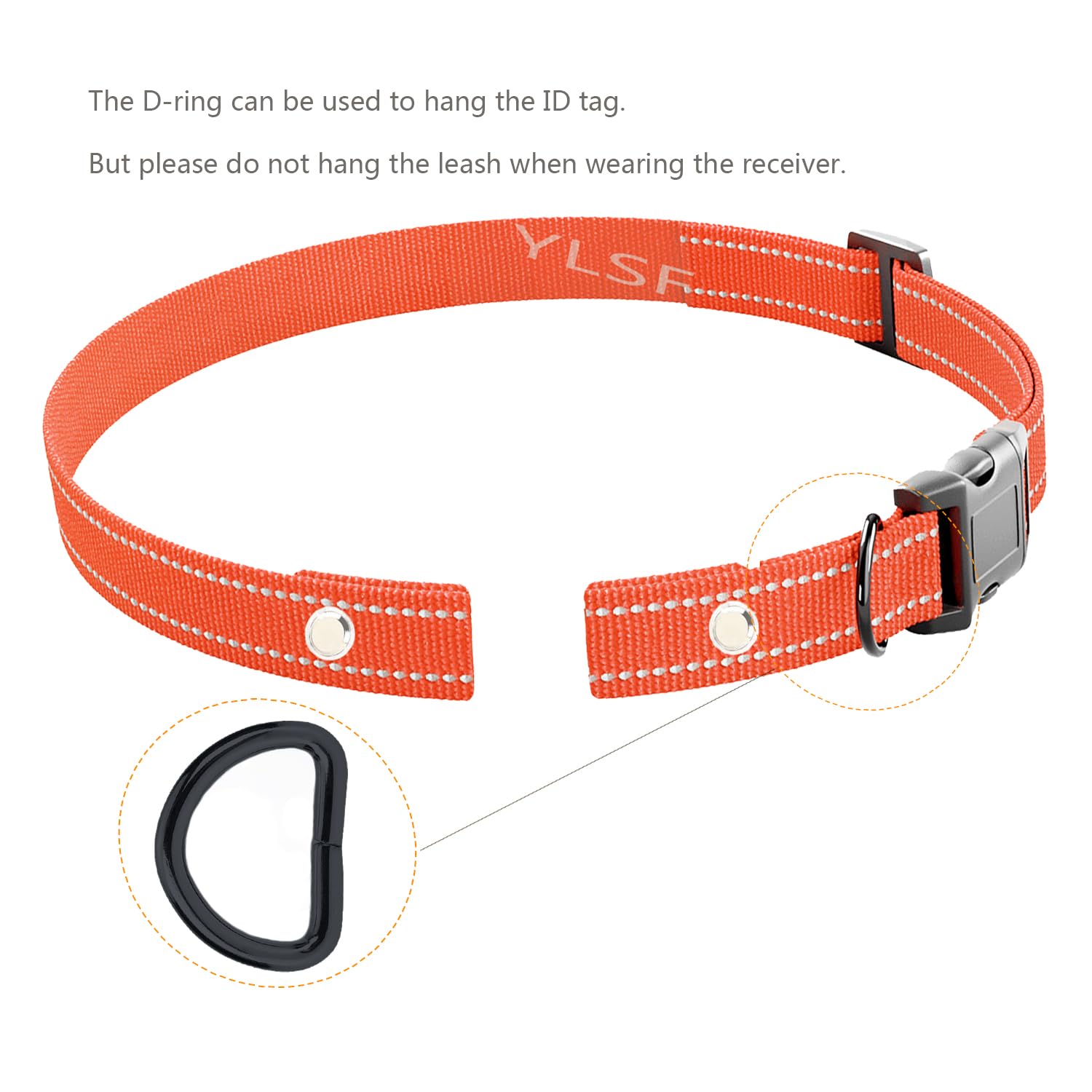 Dog Replacement Collar Strap For Electronic Fence Training Barking Collar Gps Tracker Receivers-Compatible With Nearly All Brand