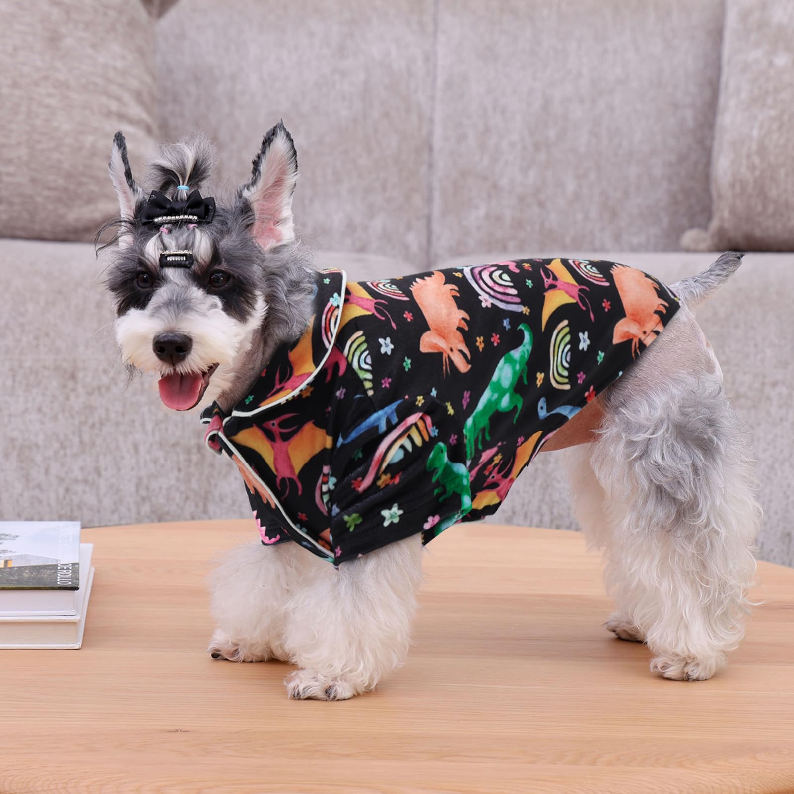Cutebone Two-Leg Spandex Crystal Velvet Pet Pajamas - Soft, Cozy, And Stretchy Sleepwear For Dogs And Cats Ltp09Xl