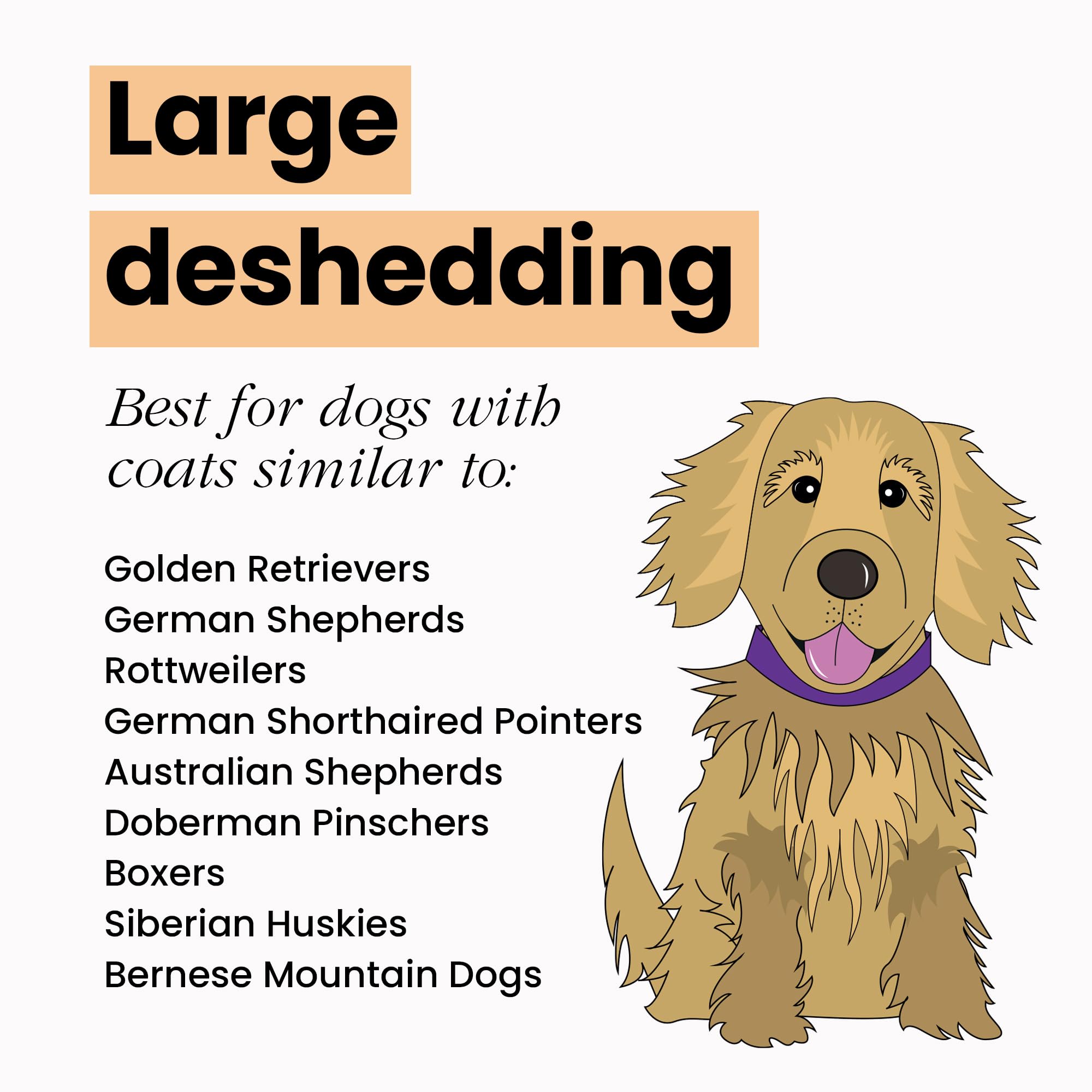 Tangle Teezer | Pet Teezer | De-Shedding And Dog Grooming Brush | Dry Brush Or Dog Bath Brush | Purple & Grey