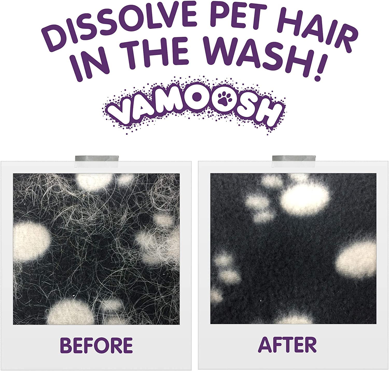 Vamoosh Pet Hair Dissolver 3X100G (1 Box) Up To 3 Washes