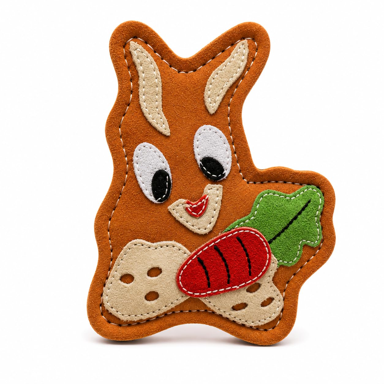 DOGGO BITE Leather Pet Toy for Dogs/Cat | Chew Dog Toy Dogs & Puppies | Durable, NonToxic, Soft, Animal Design Playing & Fetchi