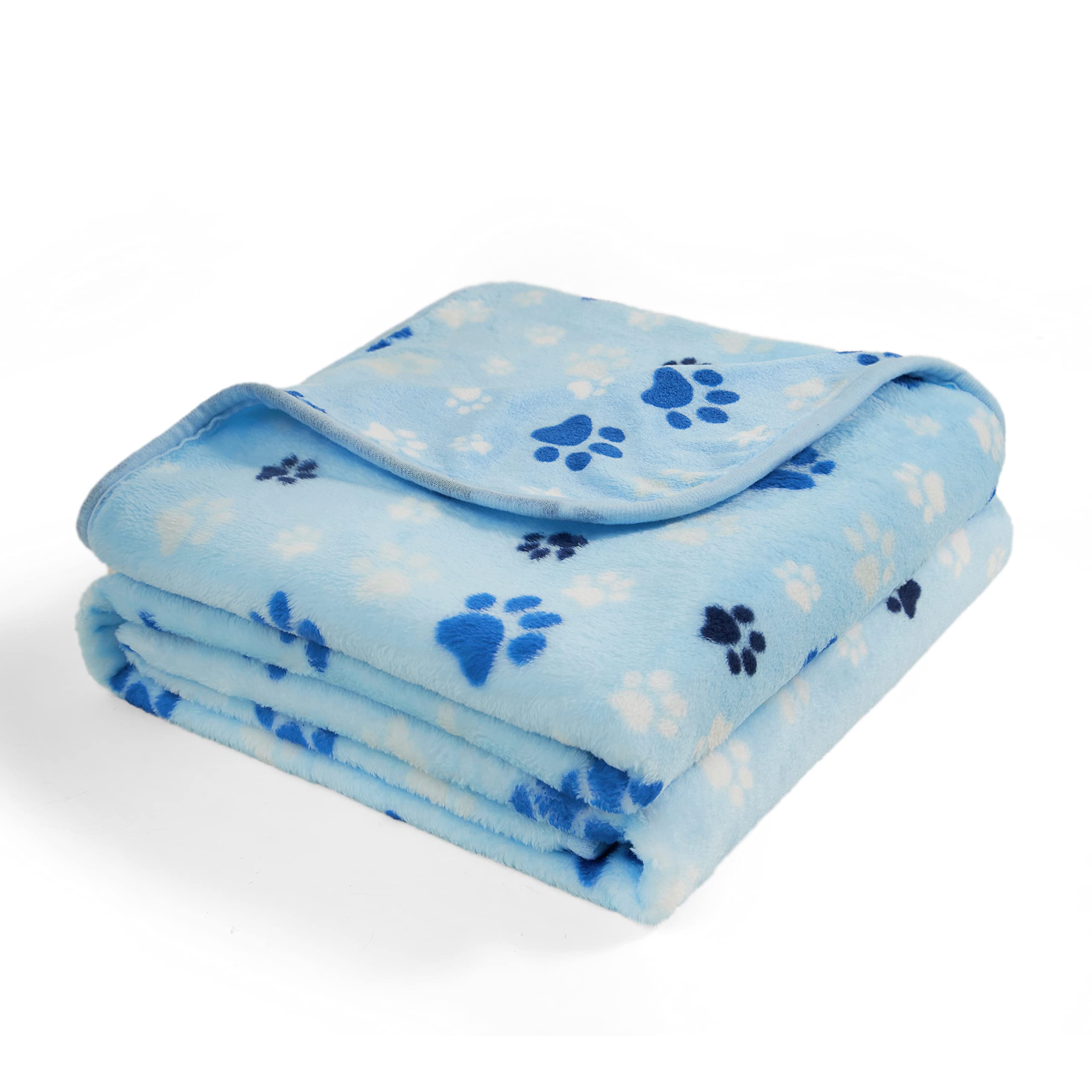 Allisandro Luxurious Dog Blanket, 350 Gsm Super Fuzzy Microplush Fleece Pet Blankets For Small Medium Large Dogs And Cats, Pink 