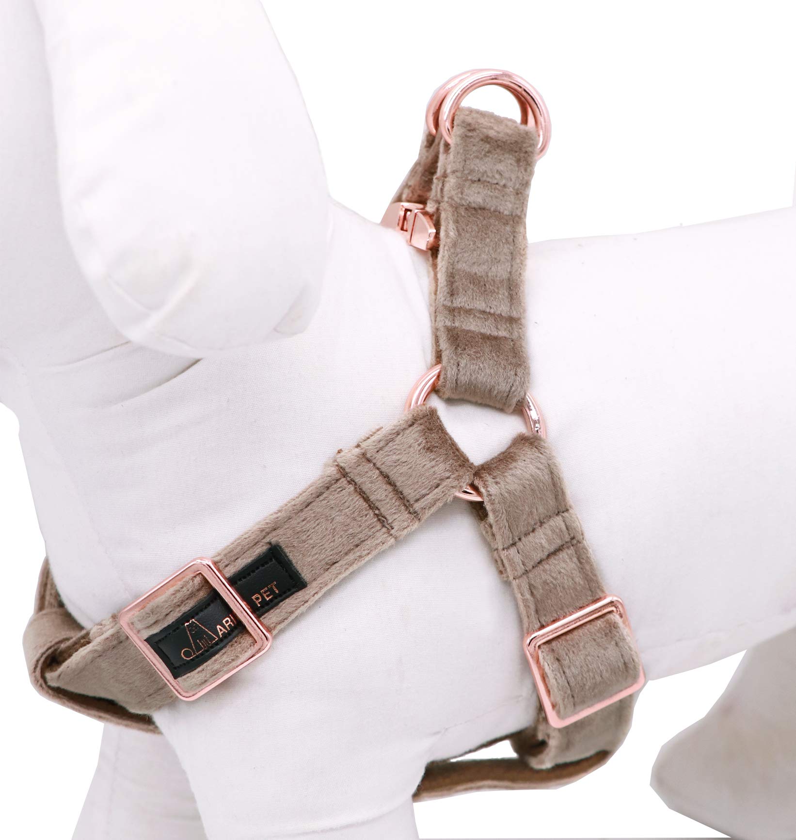 ARING PET Velvet No Pull Dog Halter Harness - Adjustable Heavy Duty for Small to Large Dogs
