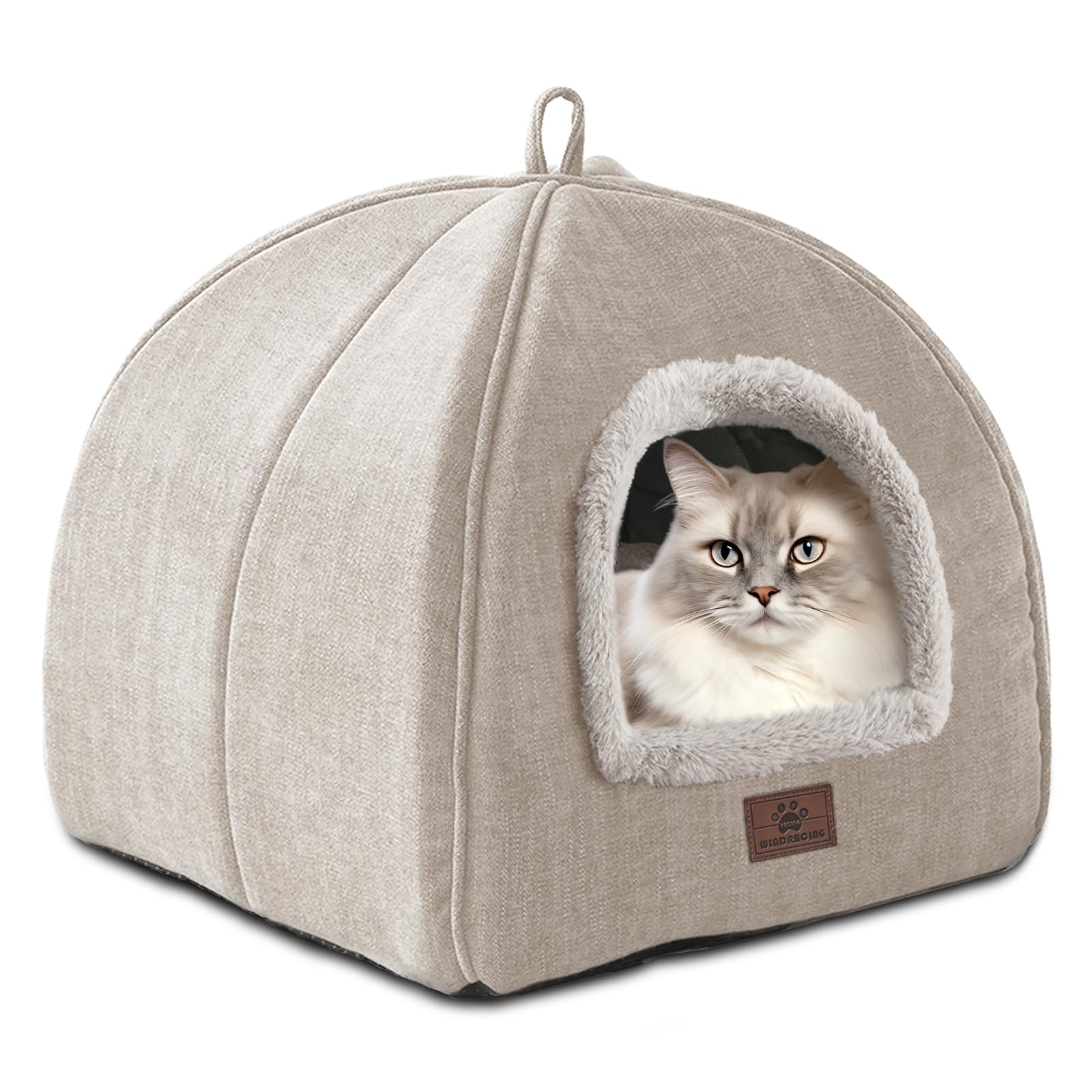 Windracing Cat Bed For Indoor Cats - Cat Cave Cat House Cats Tent With Removable Washable Cushioned Pillow, Soft And Self Kitten