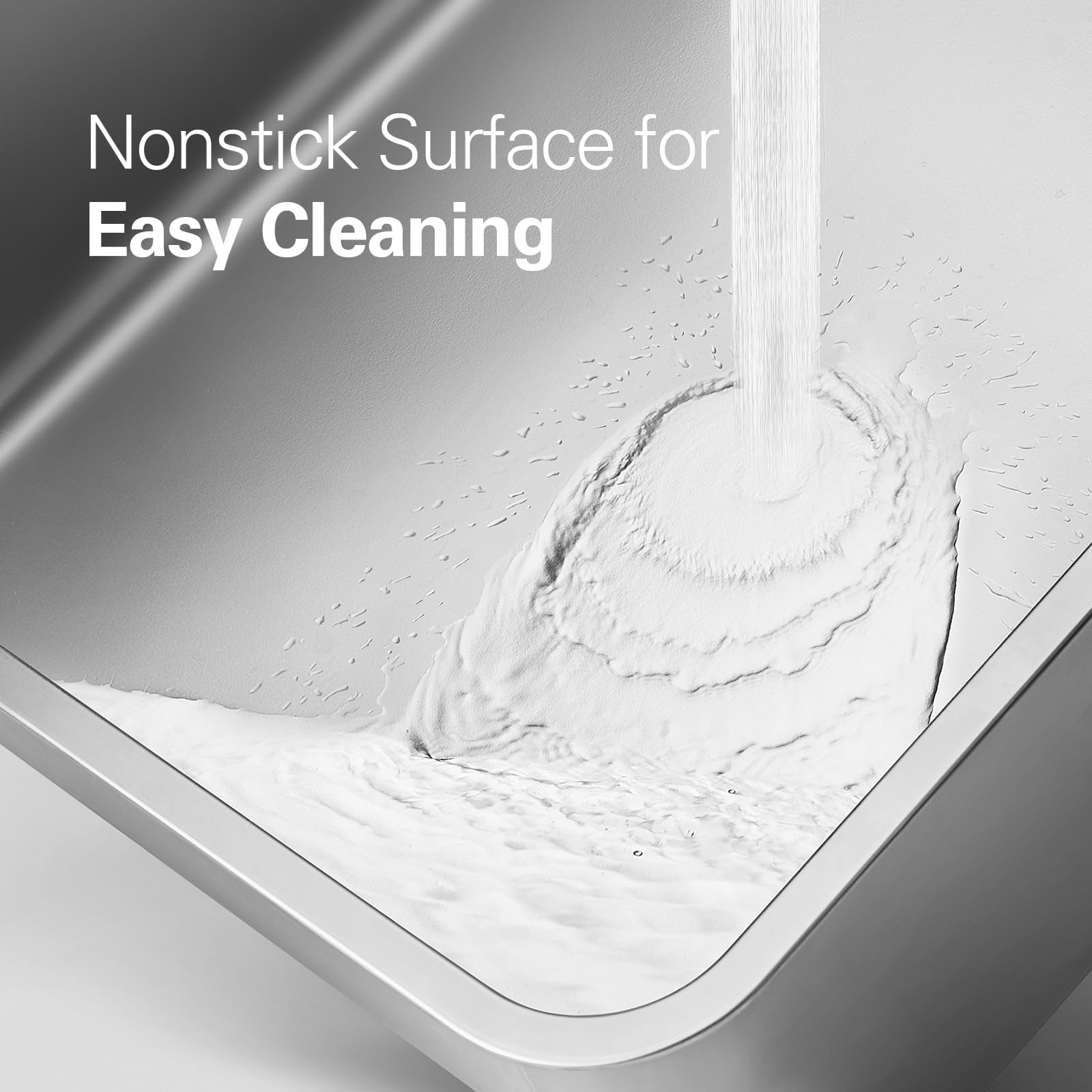 Zarler Stainless Steel Litter Box With Lid, 8    Deep Extra Large Cat Litter Boxes, Xl Metal Litter Box For Big Cats With High S