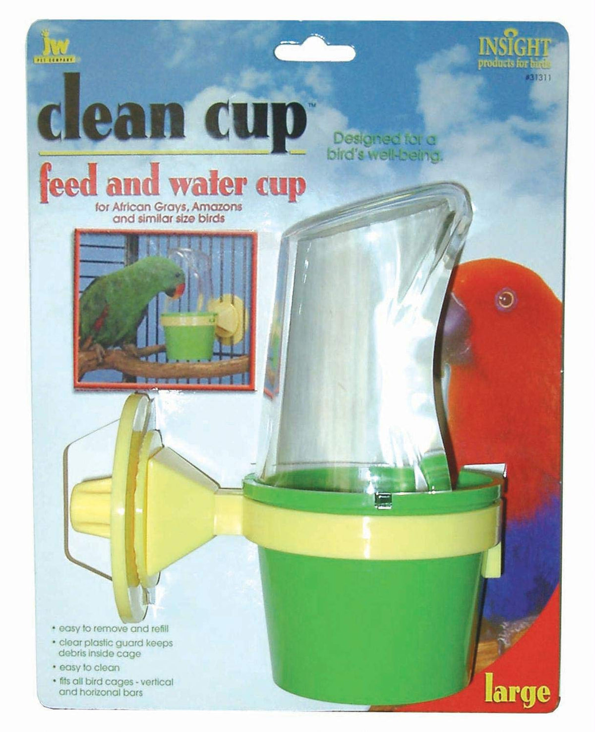 Clean Cup Feed And Water Cup