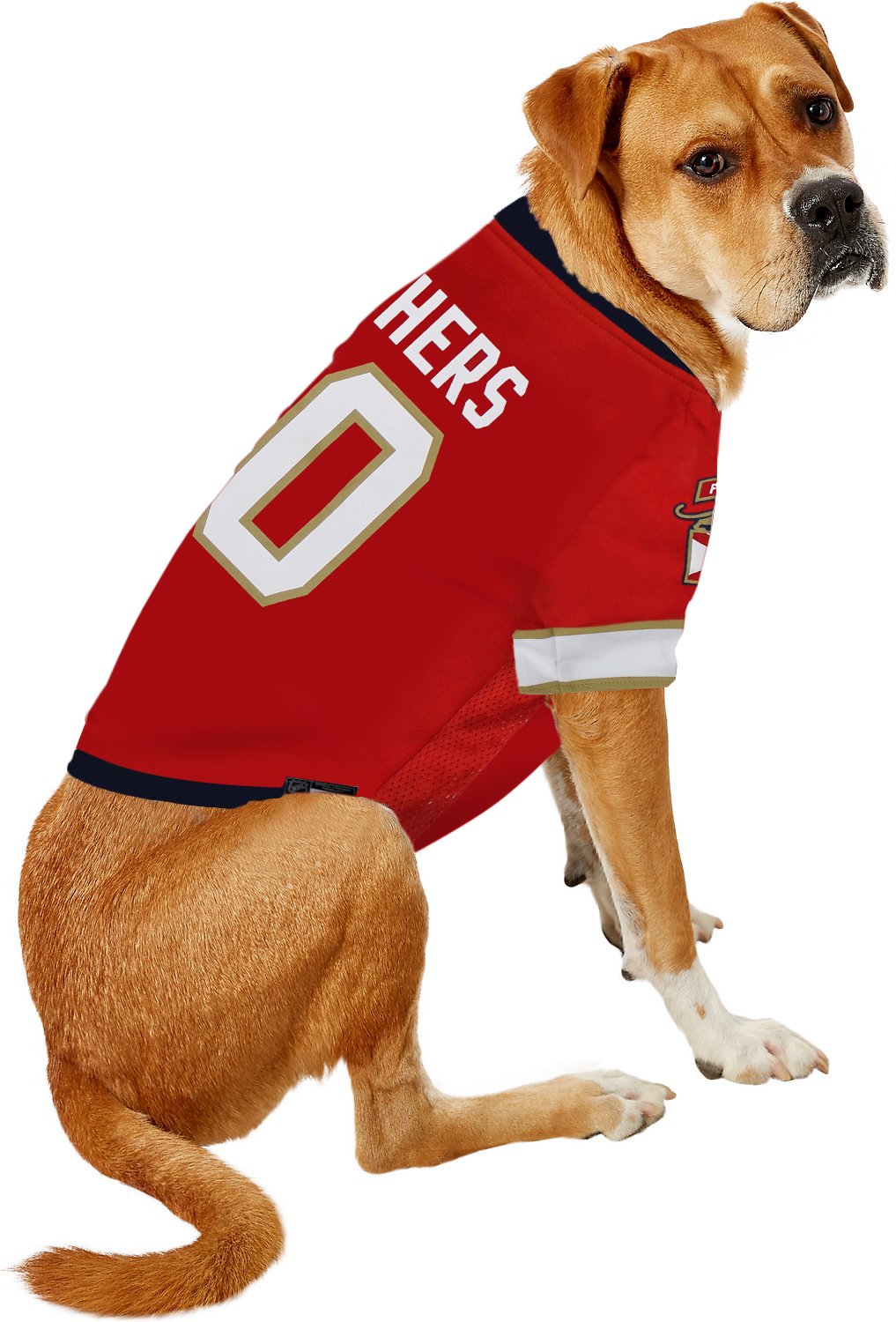 Pets First NHL Florida Panthers Jersey for Dogs & Cats, Large, Mesh Material, Model PAN-4006-LG
