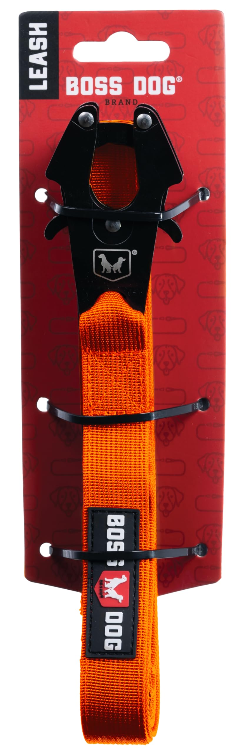 Boss Dog Tactical Leash, Hunter Orange, 6 Ft