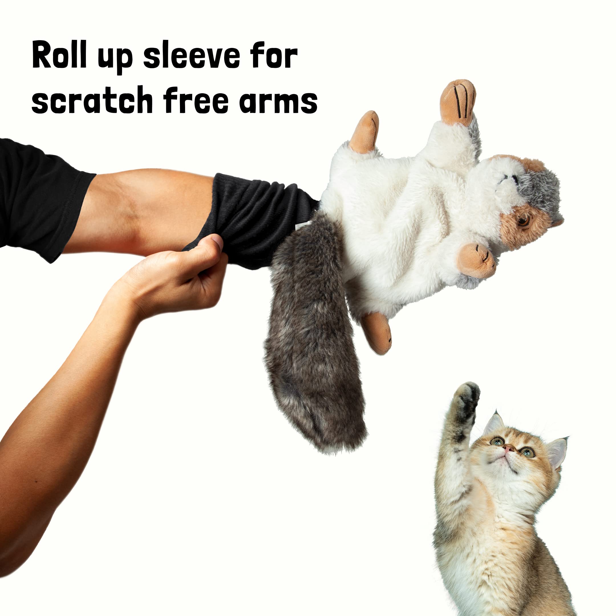 Milunova Pupr Pals Dog Toy Puppet With Tough Padding For Safe Interactive Play, Protection To Stop Puppy Kitten Biting Hands; Fo