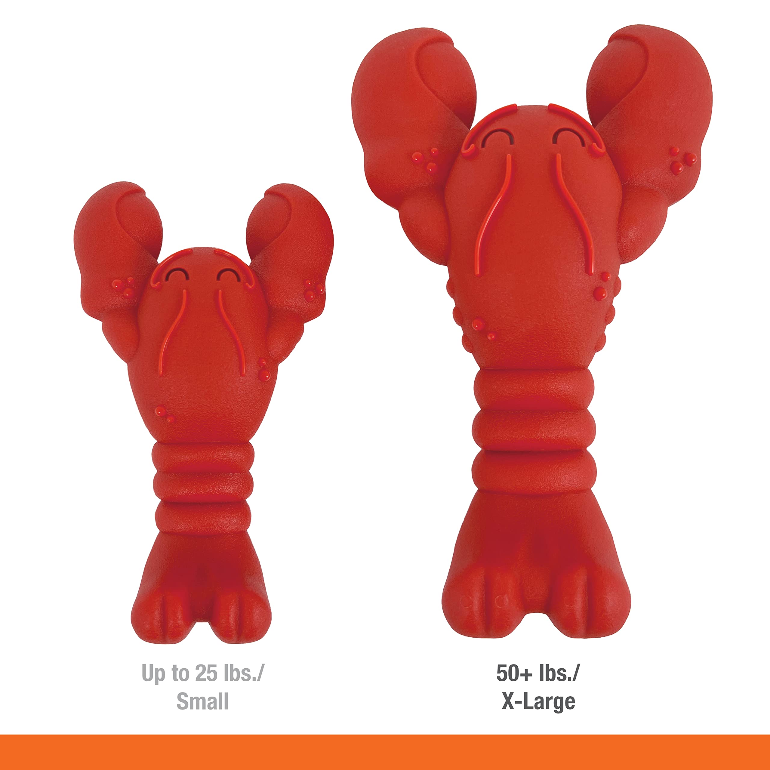 Nylabone Lobster Power Chew Toy For Dogs, Dog Toys For Aggressive Chewers, Filet Mignon Flavor, X-Large - 50+ Lbs, 1 Count