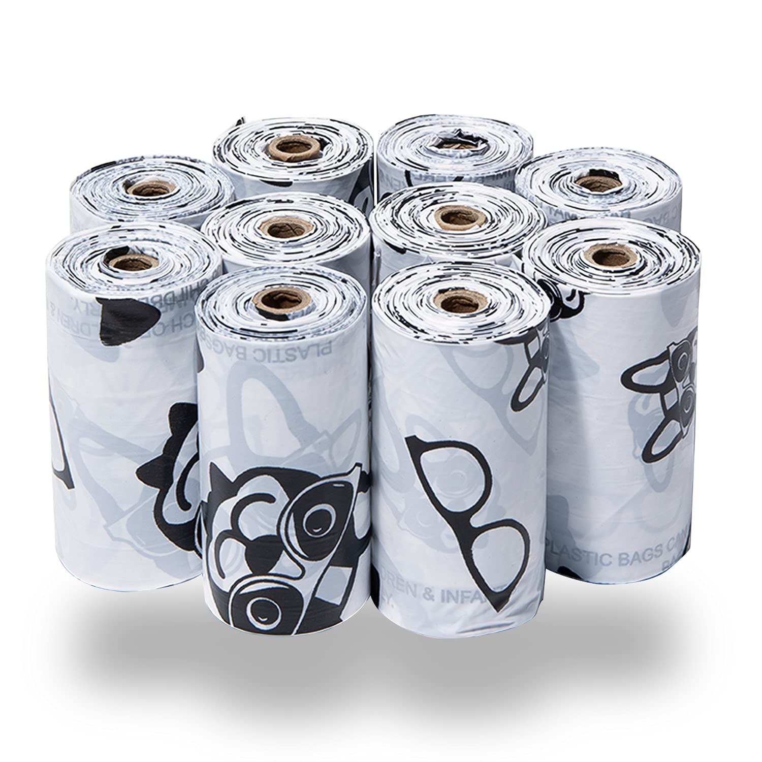 Best Pet Supplies Dog Poop Bags (150 Bags) For Waste Refuse Cleanup, Doggy Roll Replacements For Outdoor Puppy Walking And Trave