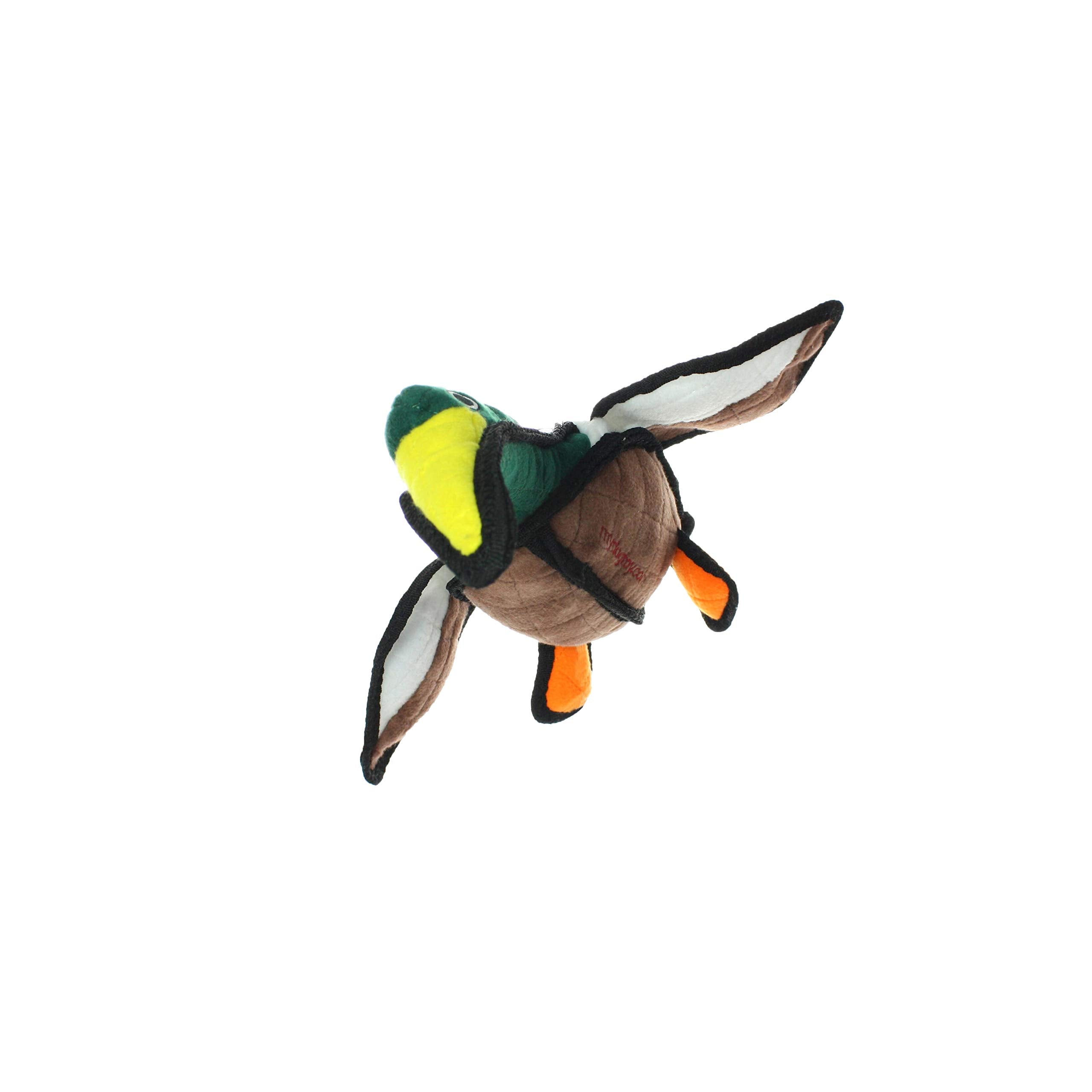 TUFFY - World 's Tuffest Soft Dog Toy - Barnyard Duck - Squeakers - Multiple Layers. Made Durable, Strong & Tough. Interactive P