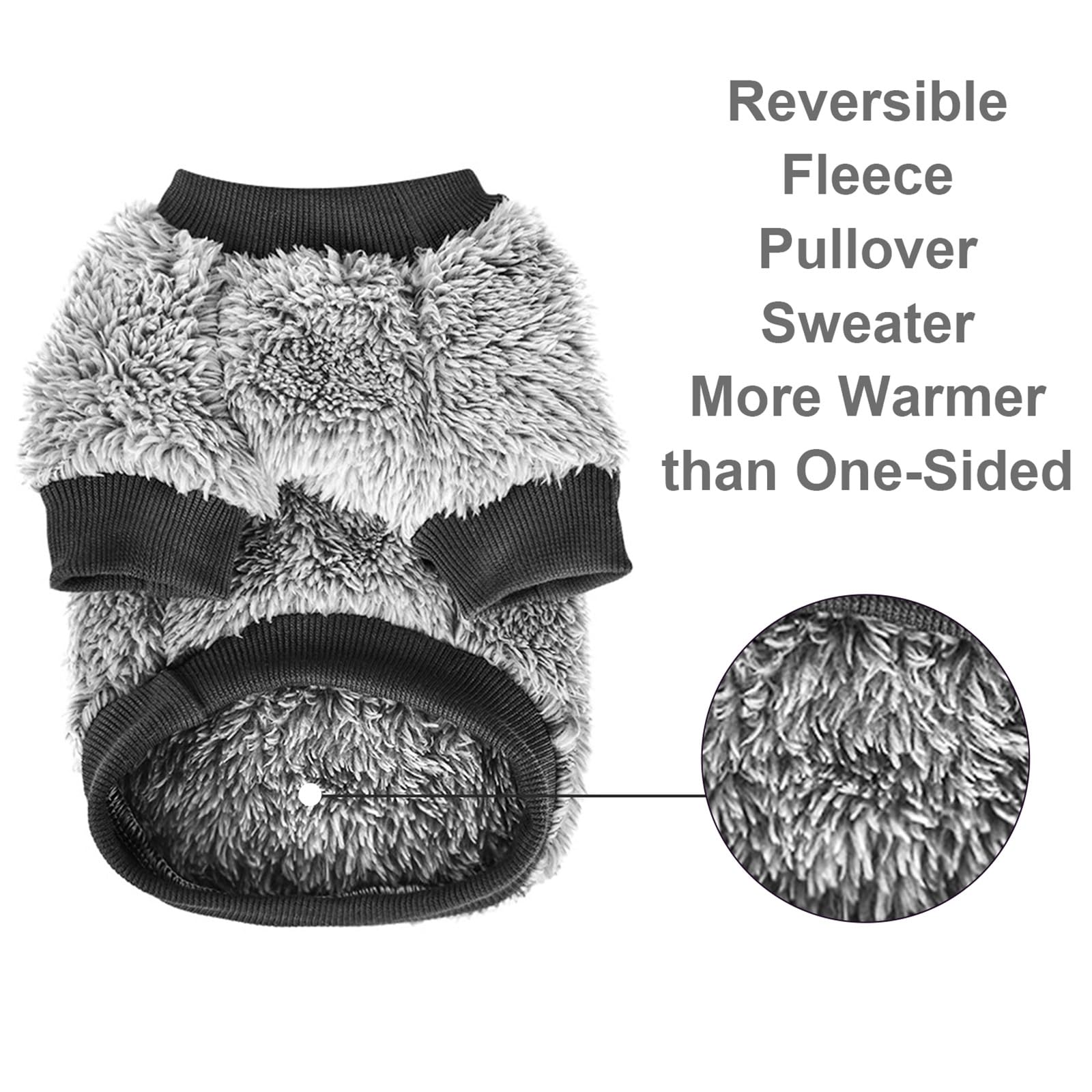 Kosiyi Glow Fleece Dog Clothes - Warm Pullover Dog Sweatshirt For Small Dogs, Winter Pet Coat, Cat Costume, Glow In Dark Female