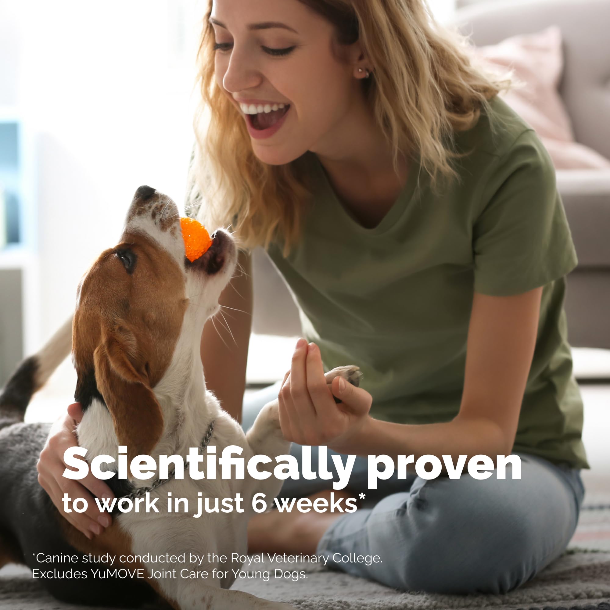 YuMOVE Hip & Joint Supplement for Dogs with Glucosamine, Chondroitin, Omega 3, Hyaluronic Acid, Green Lipped Mussel, & Fish Oil