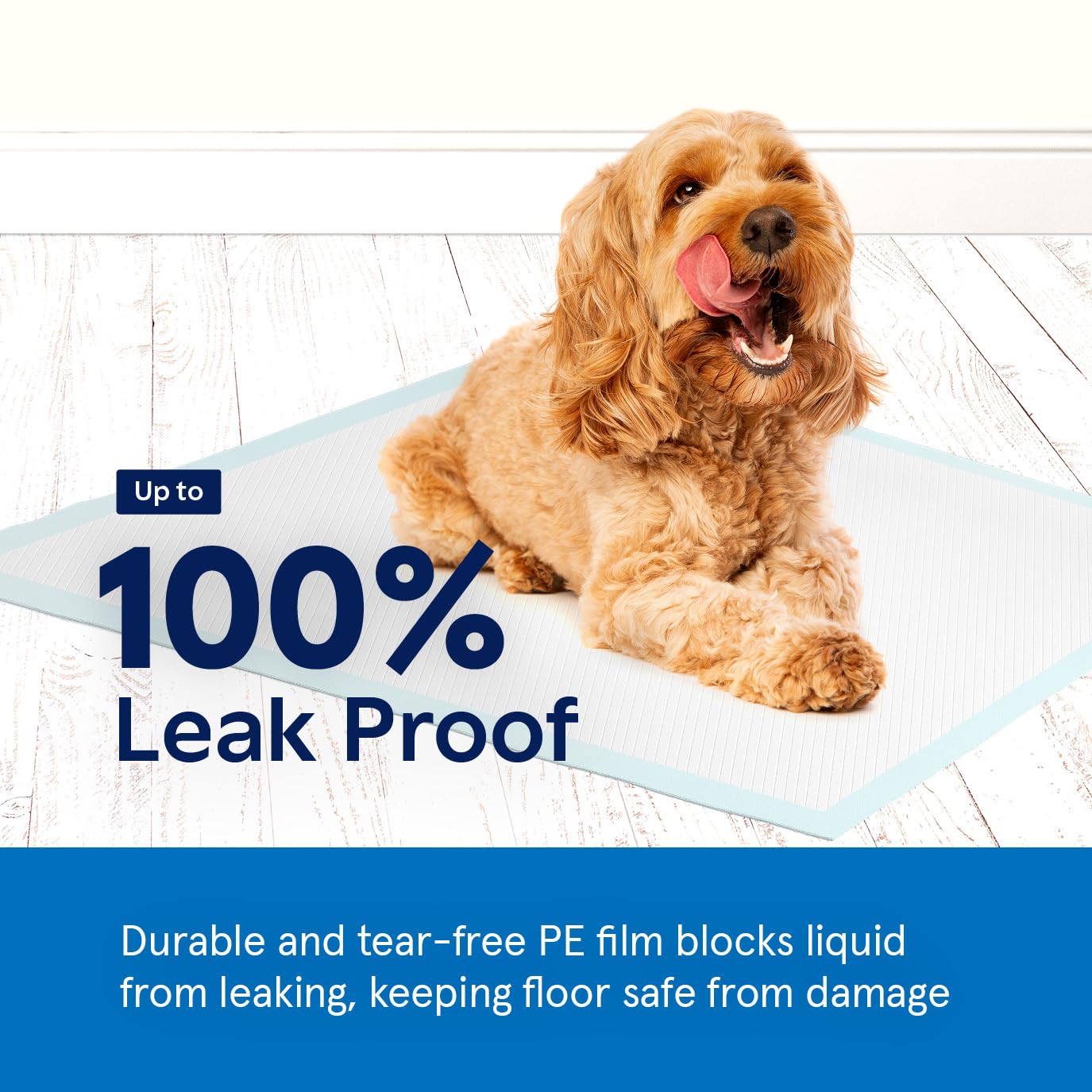 Puppy Pads Pet Pee Pads For Dogs & Puppy Training [100-Count] Potty Pads For Dogs 22'' X 22'' Leak-Proof Dog Pee Pads - Quick-Dr