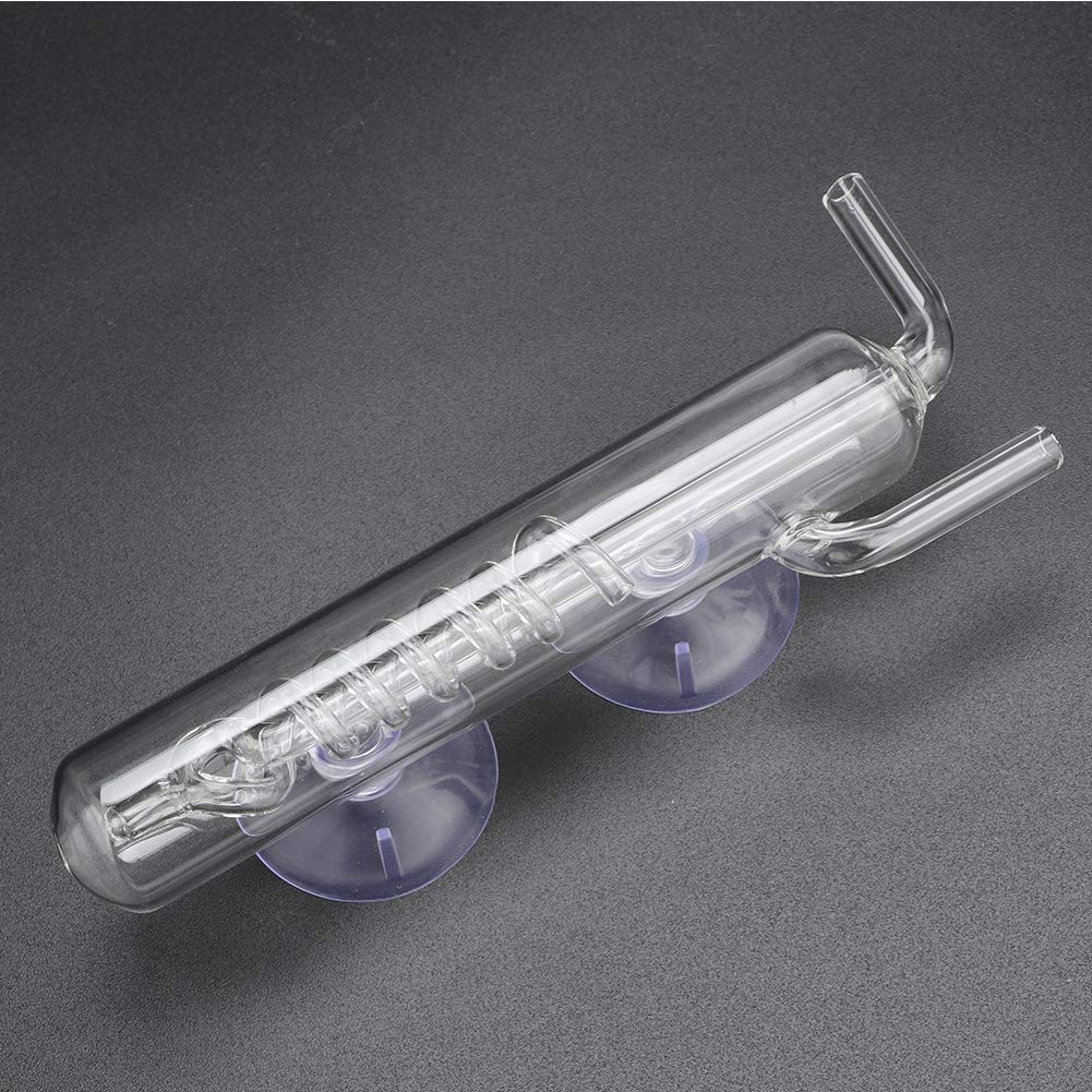 High Transparent Crystal, Aquarium Bubble Counter Screw CO2 Bubble Counter Glass Fish CO2 External Gauge