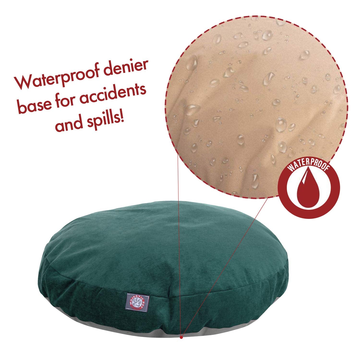 Marine Villa Collection Small Round Pet Dog Bed