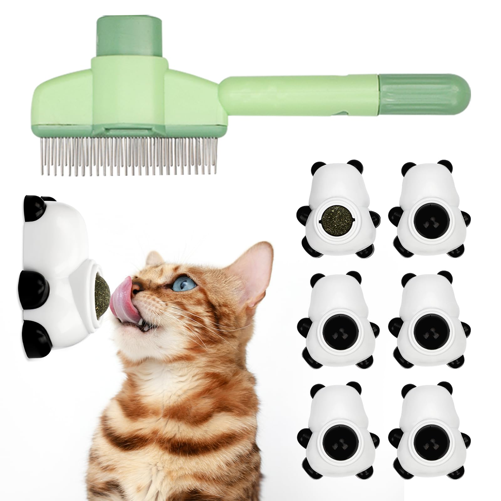 Blugun 6Pack Cat Nip Ball Wall Catnip Balls That Stick On Wall Catnip Balls For Kitten Catnip Toys For Indoor Cats With 1 Cat Co