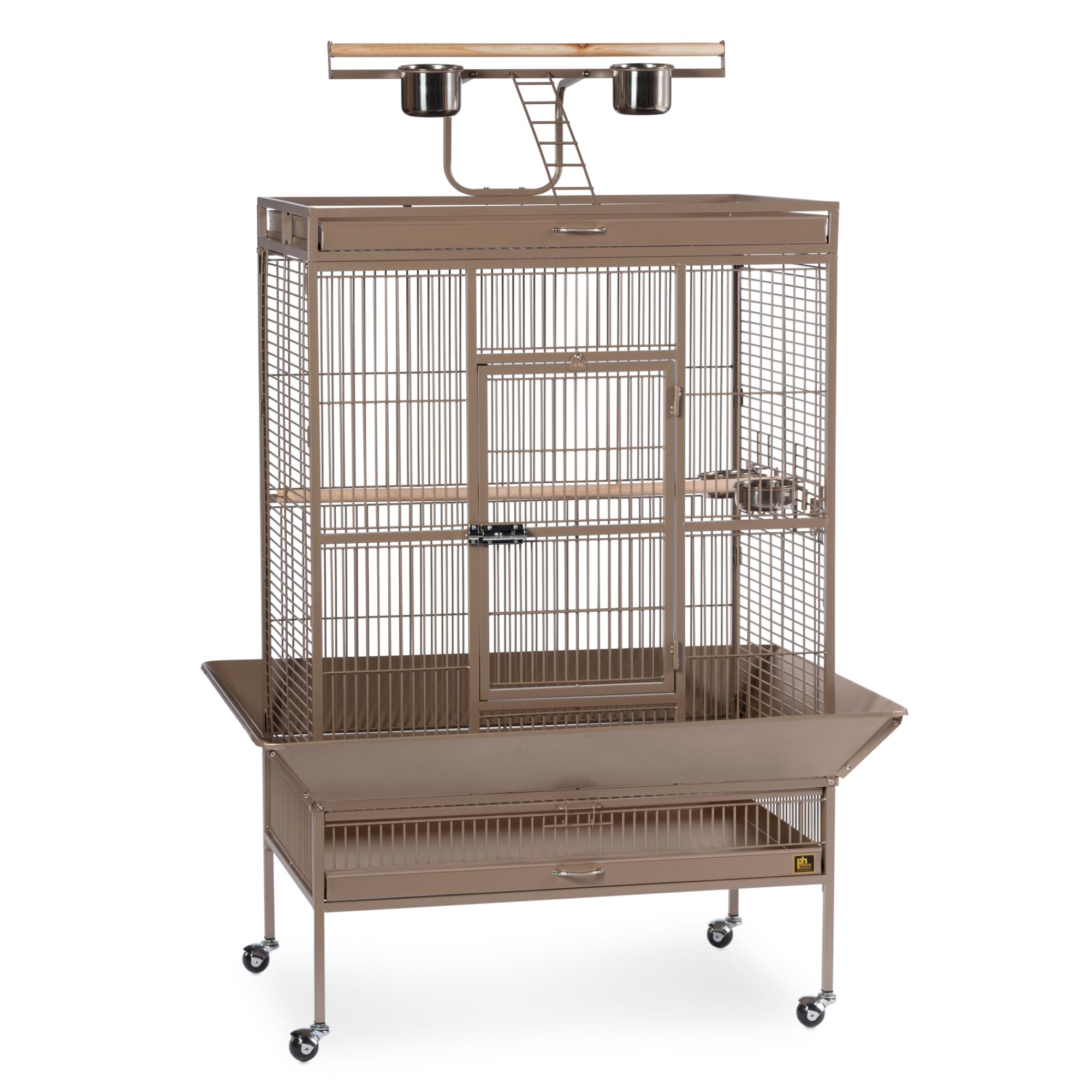Prevue Pet Products Wrought Iron Select Bird Cage 3154COCO, Coco Brown, 36-Inch by 24-Inch by 66-Inch