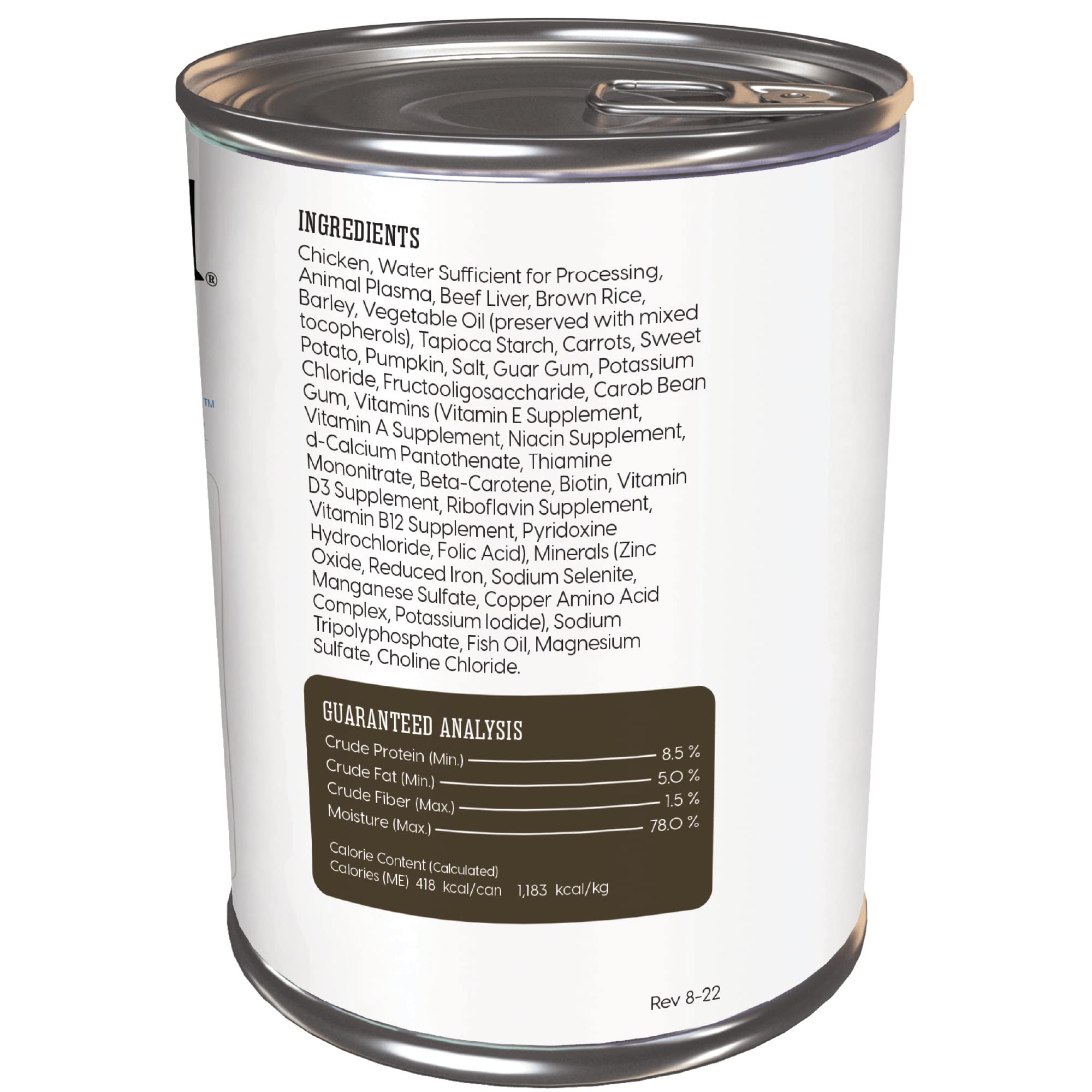Solid Gold Canned Dog Food - High Protein Chicken & Whole Grains, 6 Pack, Model 3404013