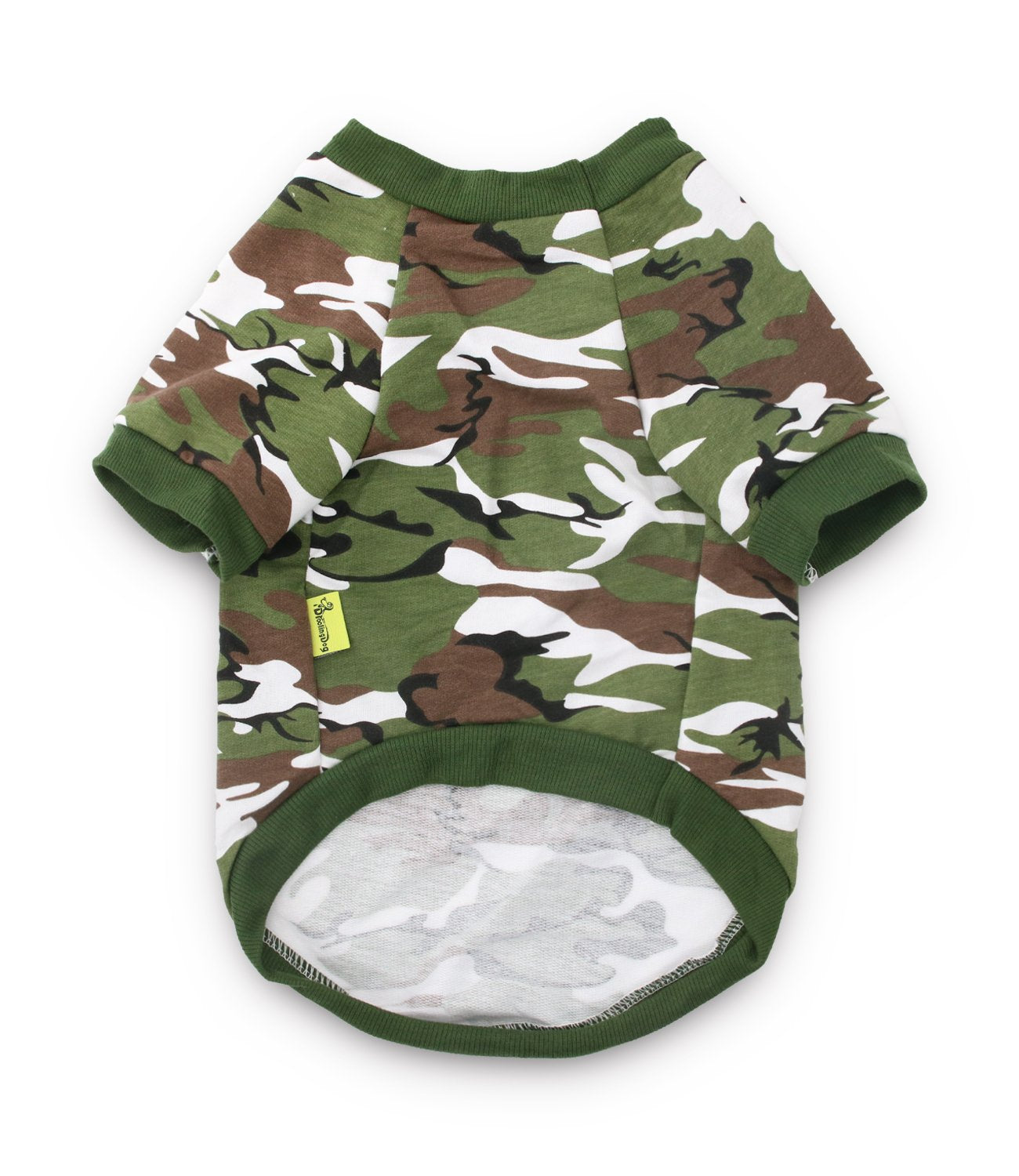 Droolingdog Large Dog Tee Shirt Camo Clothes Big Pet T Shirt Xxxxl Dog Clothes For Large Dogs Boy, Xxxxl, Army Green