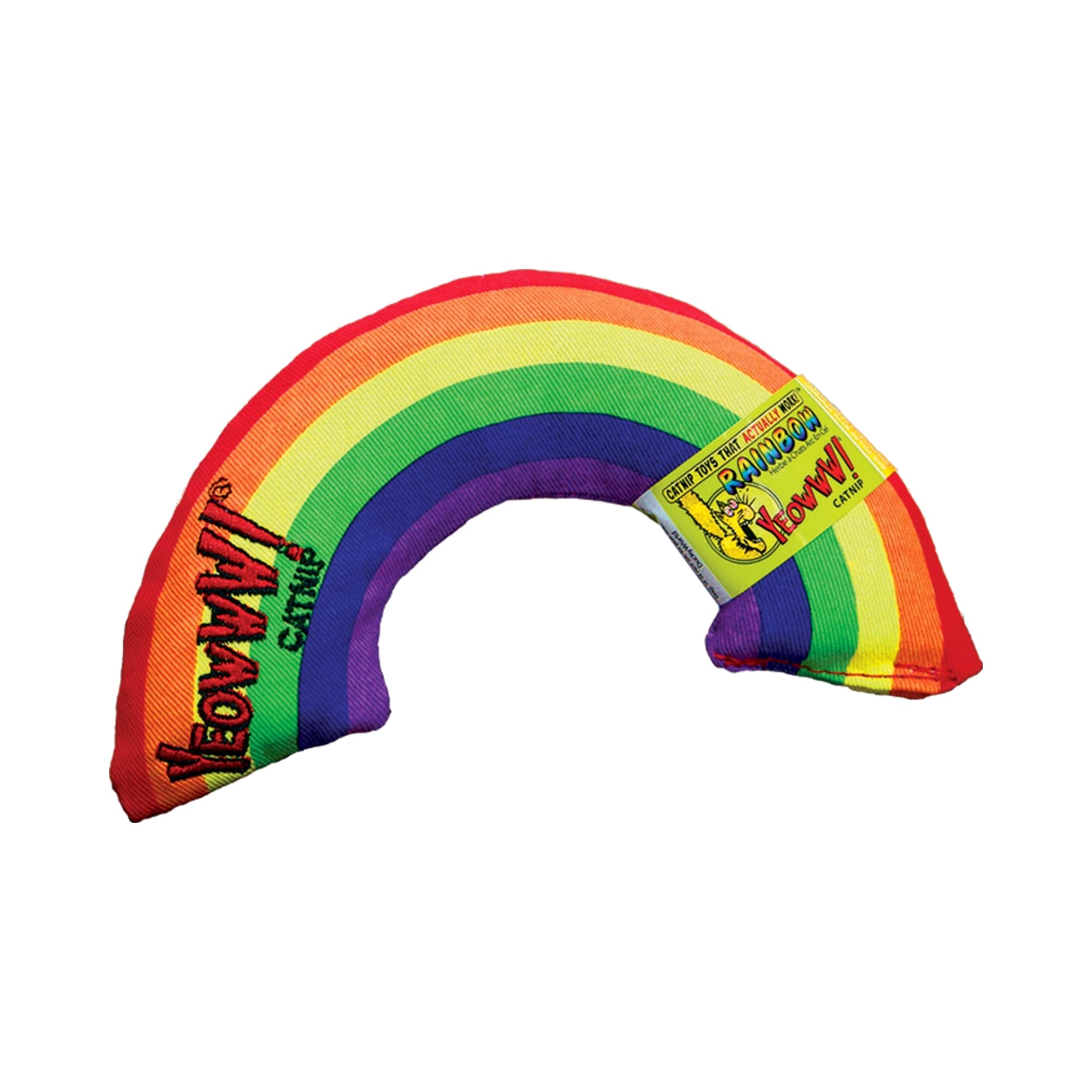 (2 Pack) Yeowww Catnip Toy, Rainbow 6'