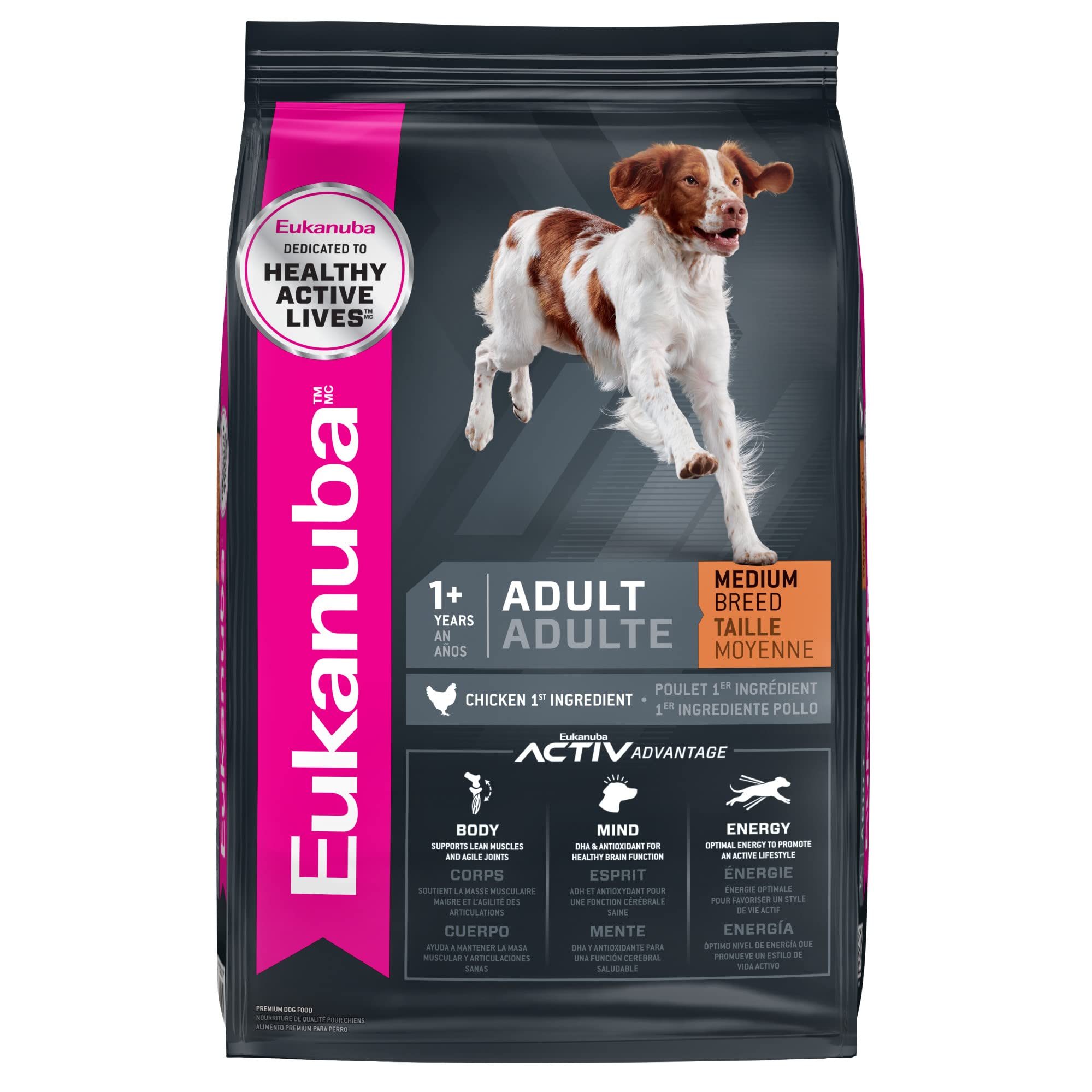 Eukanuba Adult Medium Breed Dry Dog Food, 16 lb