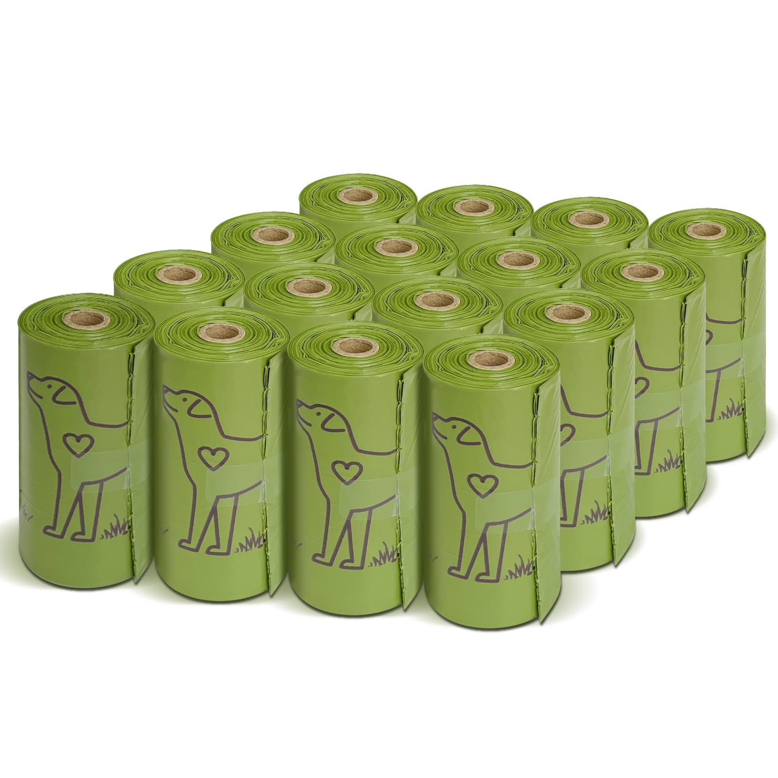 240 Count 13    X 9   Dog Poop Bags Rolls, Leakproof Strong & Sturdy Waste Bags For Doggie Cat Pet