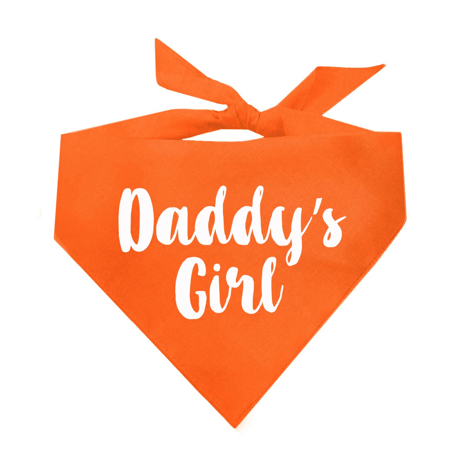 Daddy'S Girl Father'S Day Dog Bandana (Orange, Xs 5)