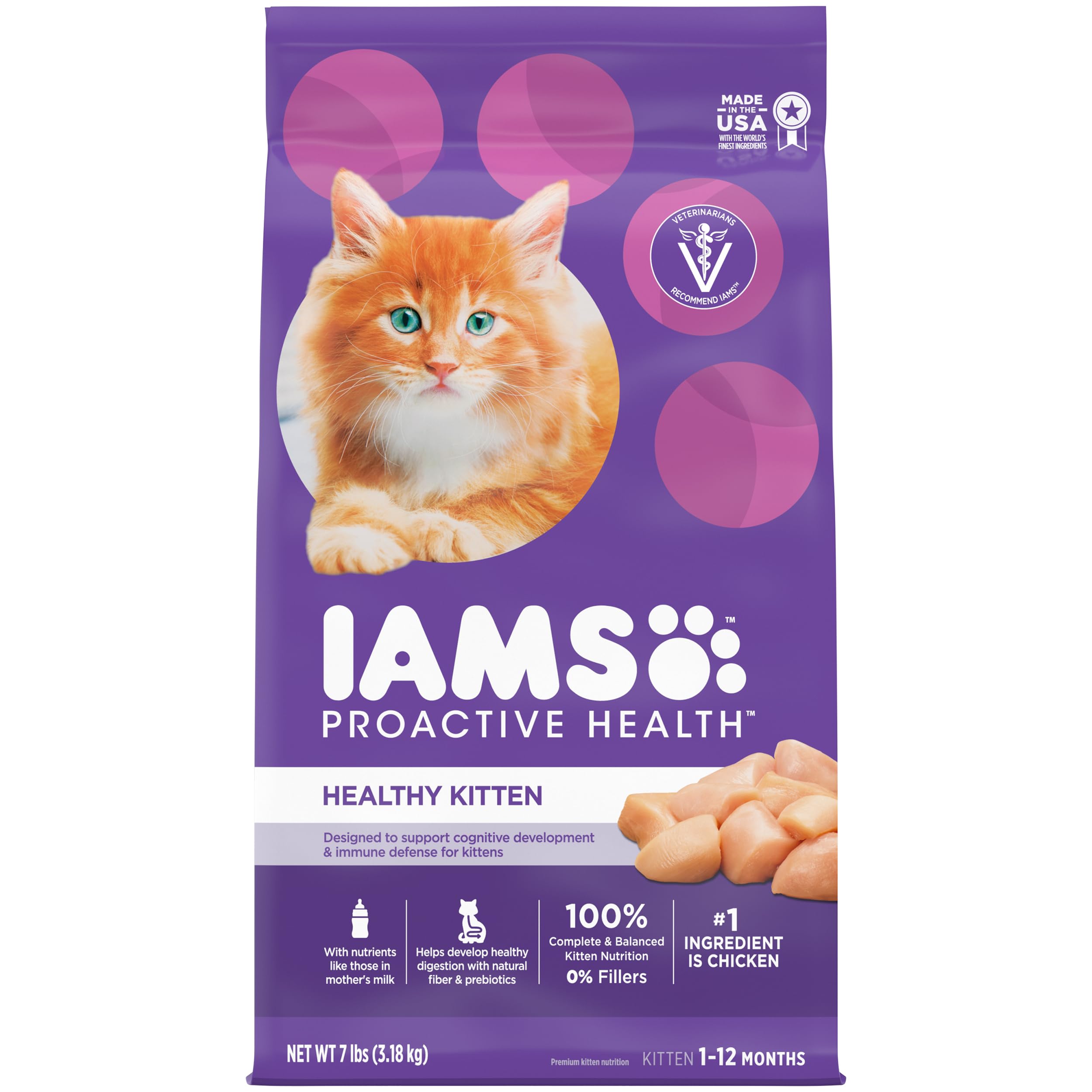 IAMs Proactive Health Dry Food for Cats - Kitten - Original - 3.18kg