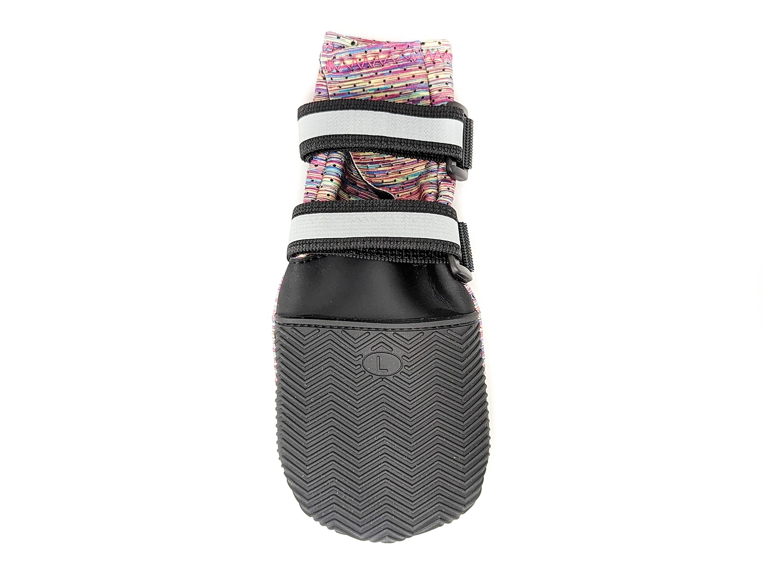 Bark Brite Lightweight Neoprene Paw Protector Dog Boots Designed For Comfort And Breathability In 5 Sizes (Lavender Lg)