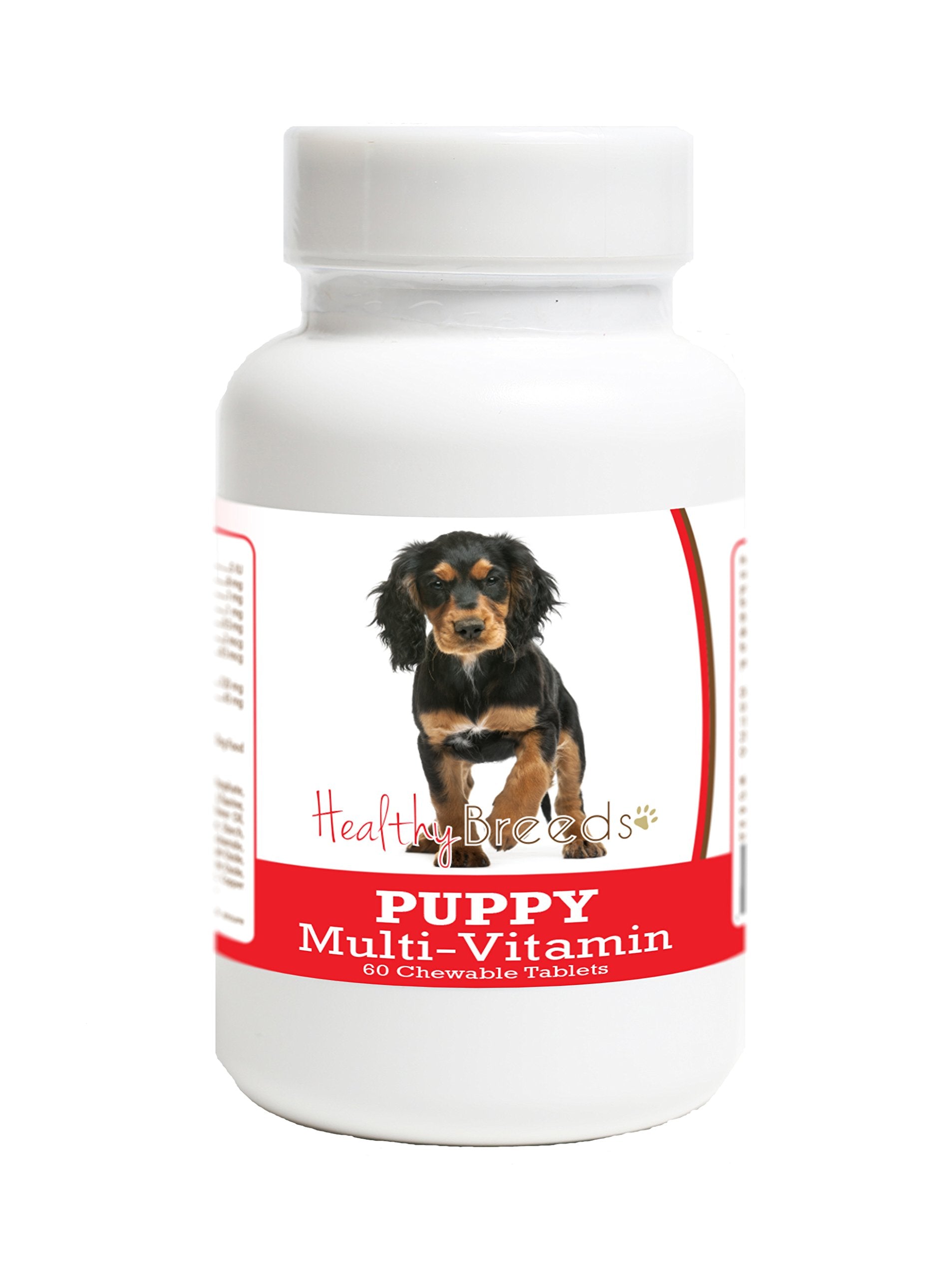 Healthy Breeds Cocker Spaniel Puppy Dog Multivitamin Tablet 60 Count