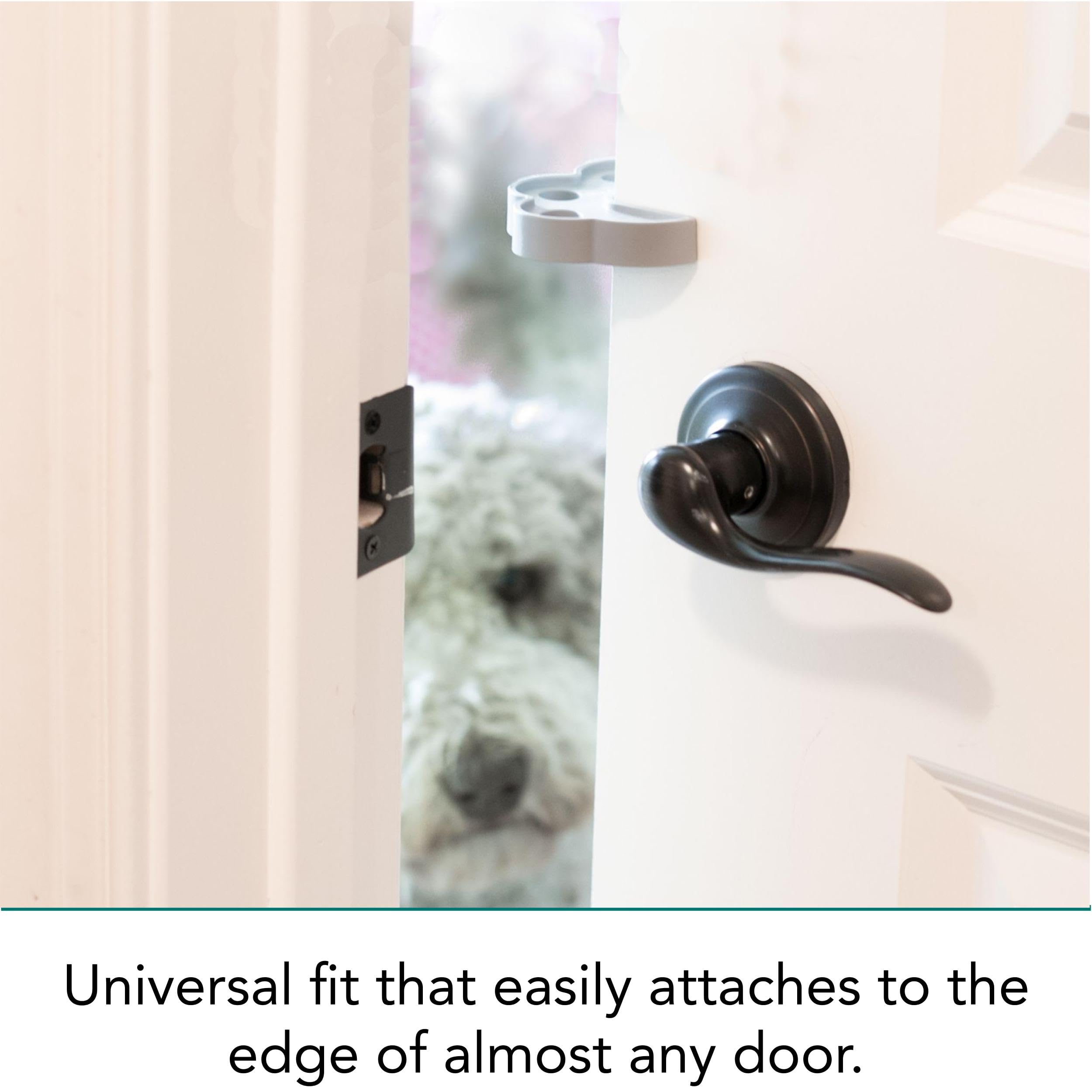North States Mypet Safety Paws Door Paw-Tector | Works On Swinging And Pocket Doors (1-Pack, Gray)