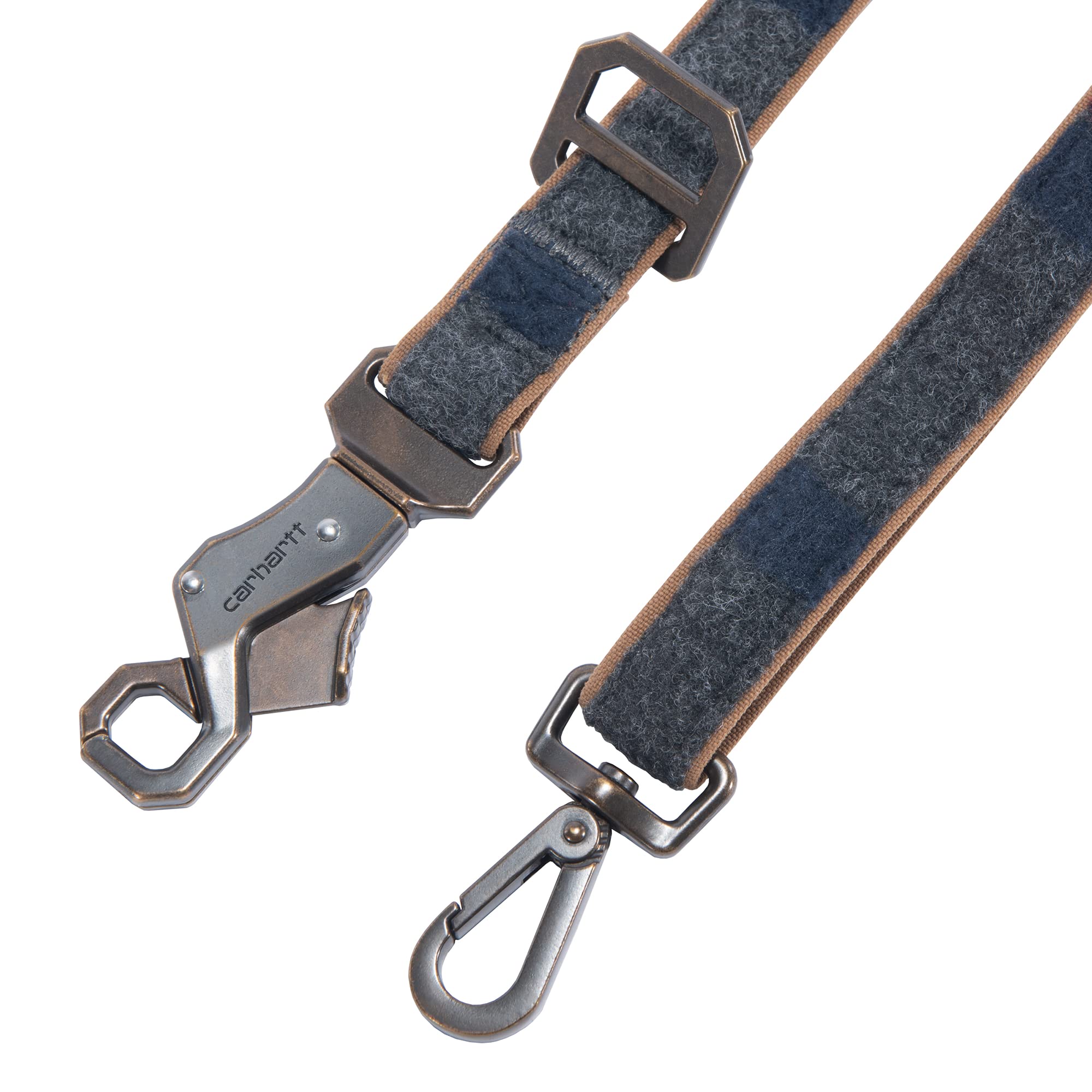Carhartt Pet Durable Nylon Duck Leashes for Dogs, Reflective Stitching for Visibility, Blanket Stripe, One Size