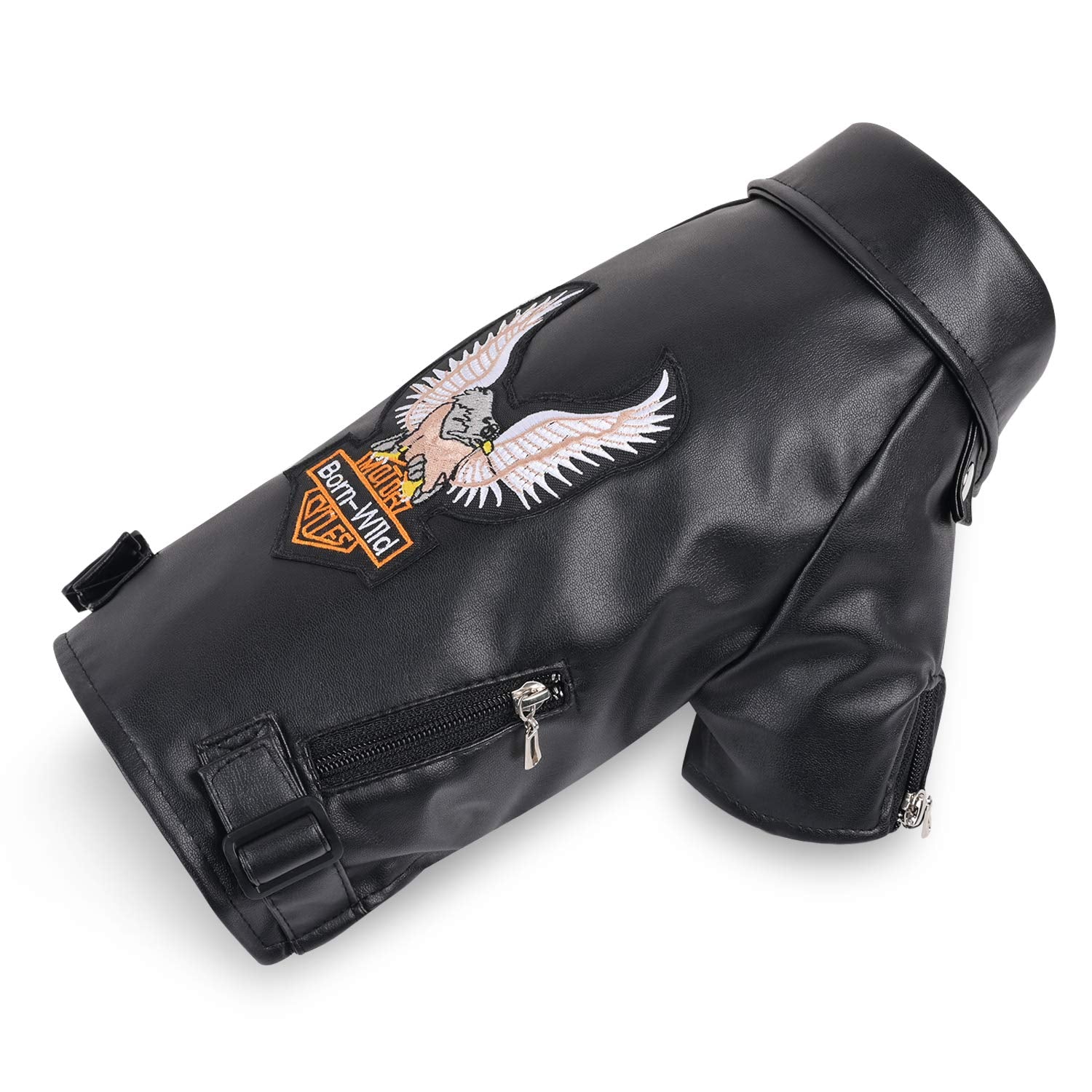 Warm Dog Jacket Winter Dog Coat Jacket For Small And Medium Sized Dogs Windproof And Waterproof Puppy Jacket Cool Pet Dog Clothes Dog Leather Jacket Chihuahua Clothes Yorkie Clothes Black Xl