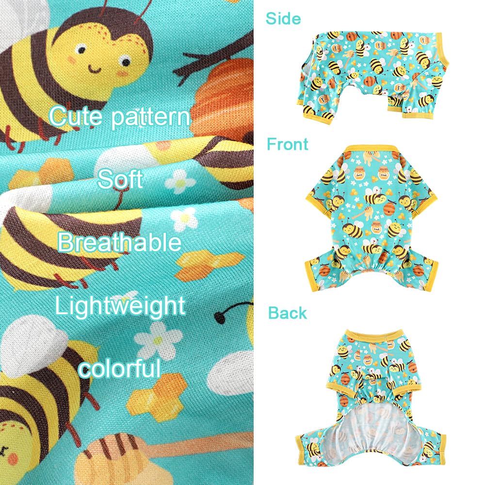 Dog Pajamas Pjs Spring Summer Dog Clothes For Small Dogs Girl Boy, Soft Stretchy Tiny Chihuahua Yorkie Puppy Clothes Doggie Ones