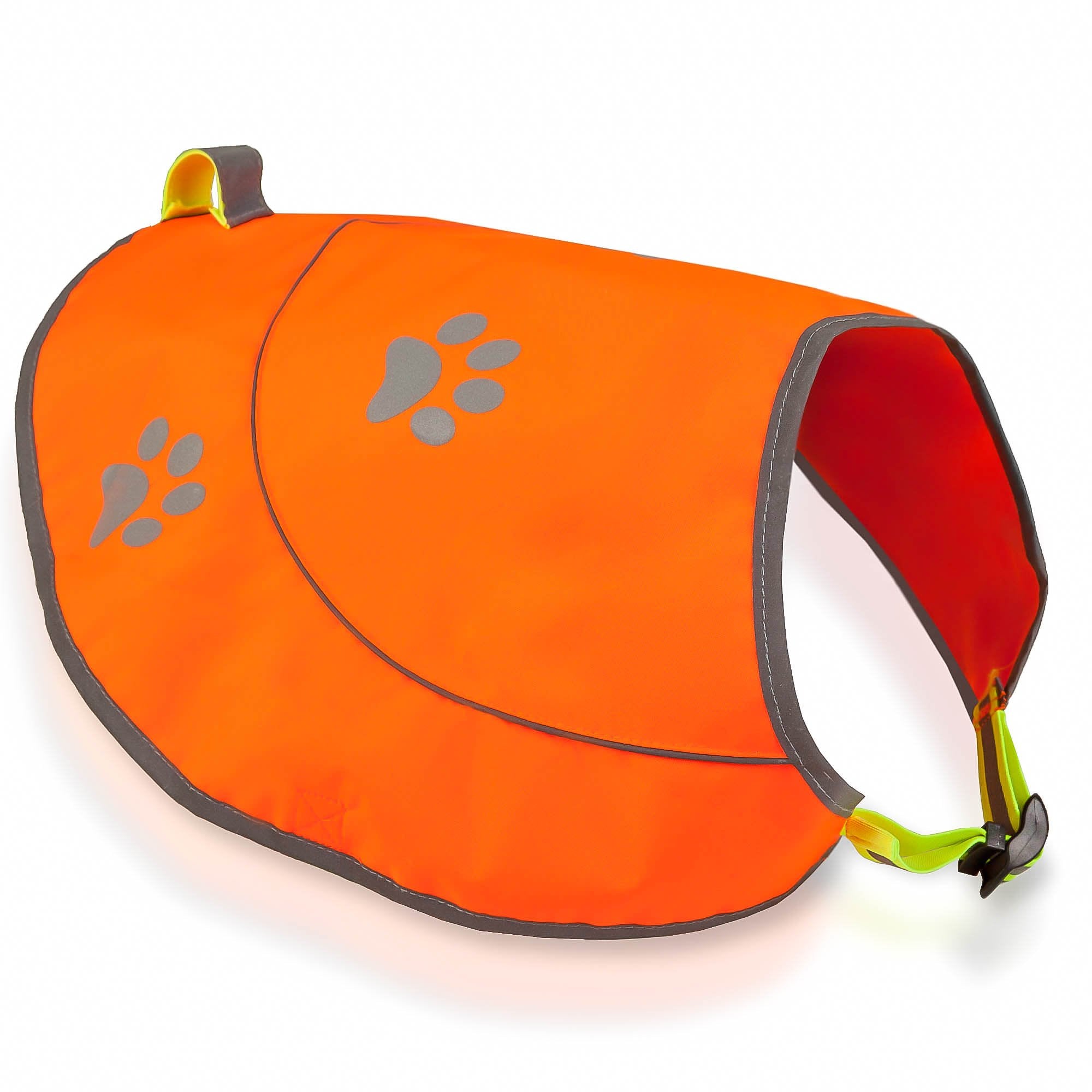 Funtone Colors Dog Hunting Vest Reflective Dog Vest - Dog Safety Vest With Elastic Strap, Comfortable Dog Reflective Vest, Reflective Dog Safety Jacket High Visibility Vest For Dogs - Orange, Xx-Large