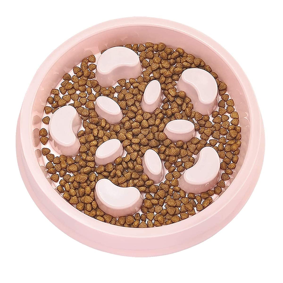 Emily Pets Pet Slow Eating Feeder Dog Bowls Pet Bowl Puzzle Dog Bowl NonSlip Prevent Choking Dog Slow Feeder Bowl Slow Feeder D