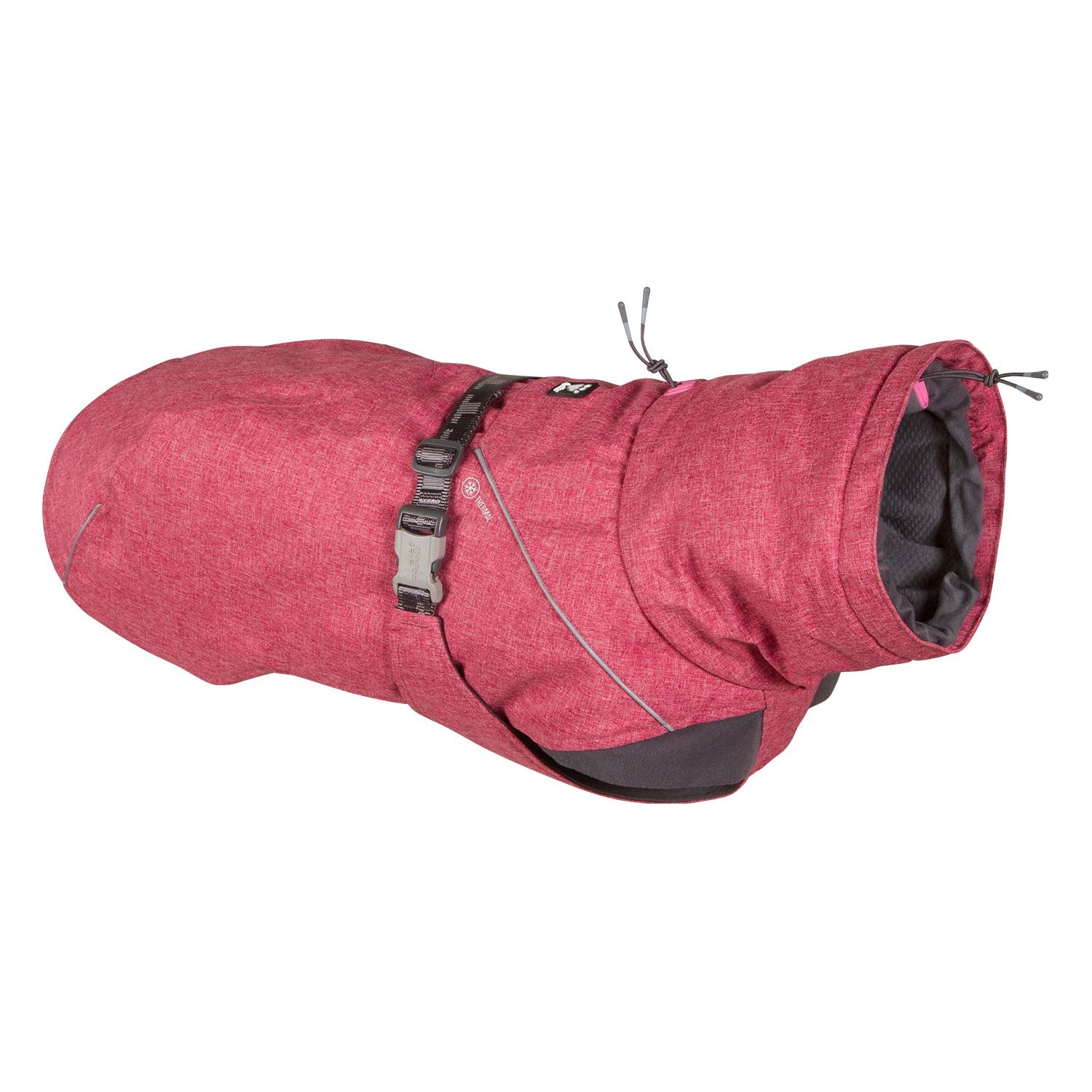 Hurtta Expedition Parka, Winter Dog Coat, Beetroot, 8 In