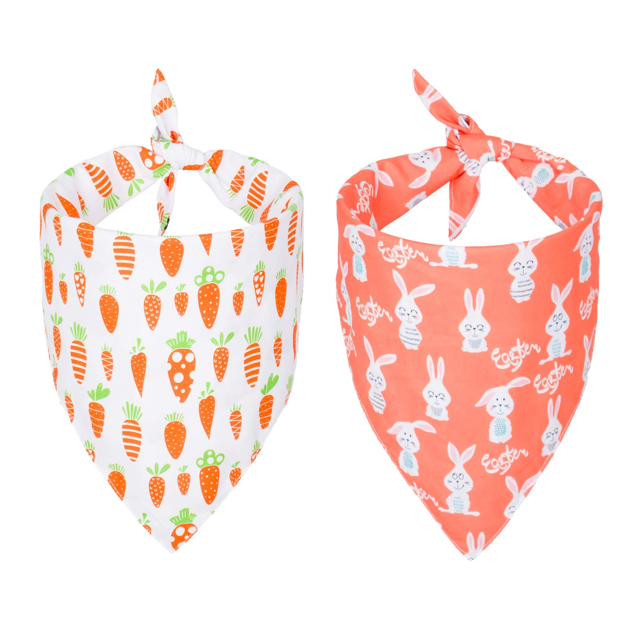 Adoggygo Easter Dog Bandana, Multiple Sizes Offered, Reversible Festival Pet Bandana Triangle Dog Scarf For Small Dogs Pets (Sma