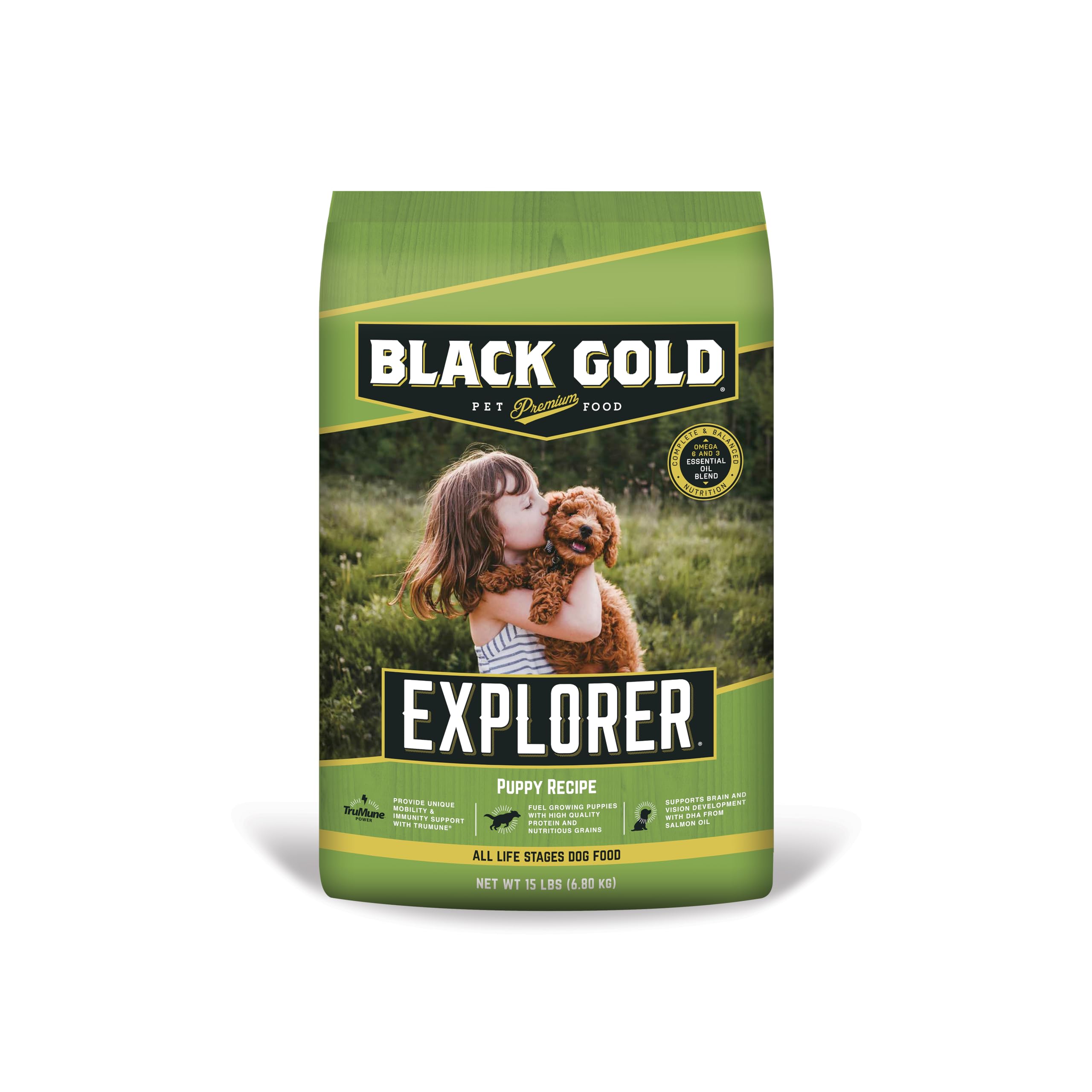 Black Gold Explorer Puppy Recipe Dry Dog Food, 15 lb