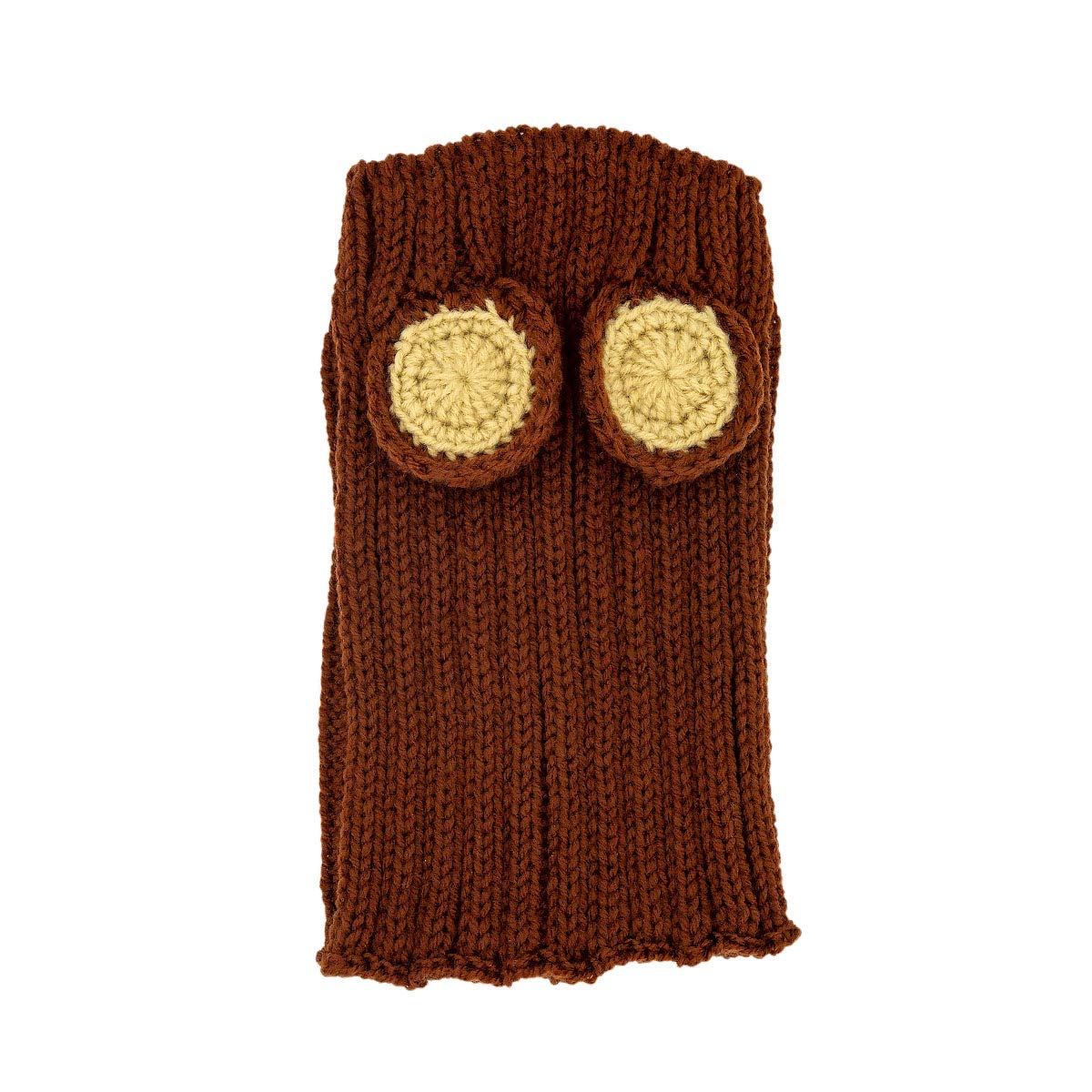 Zoo Snoods Grizzly Bear Costume for Dogs, Large - Warm No Flap Ear Wrap Hood for Pets, Dog Outfit for Winters, Halloween, Christ