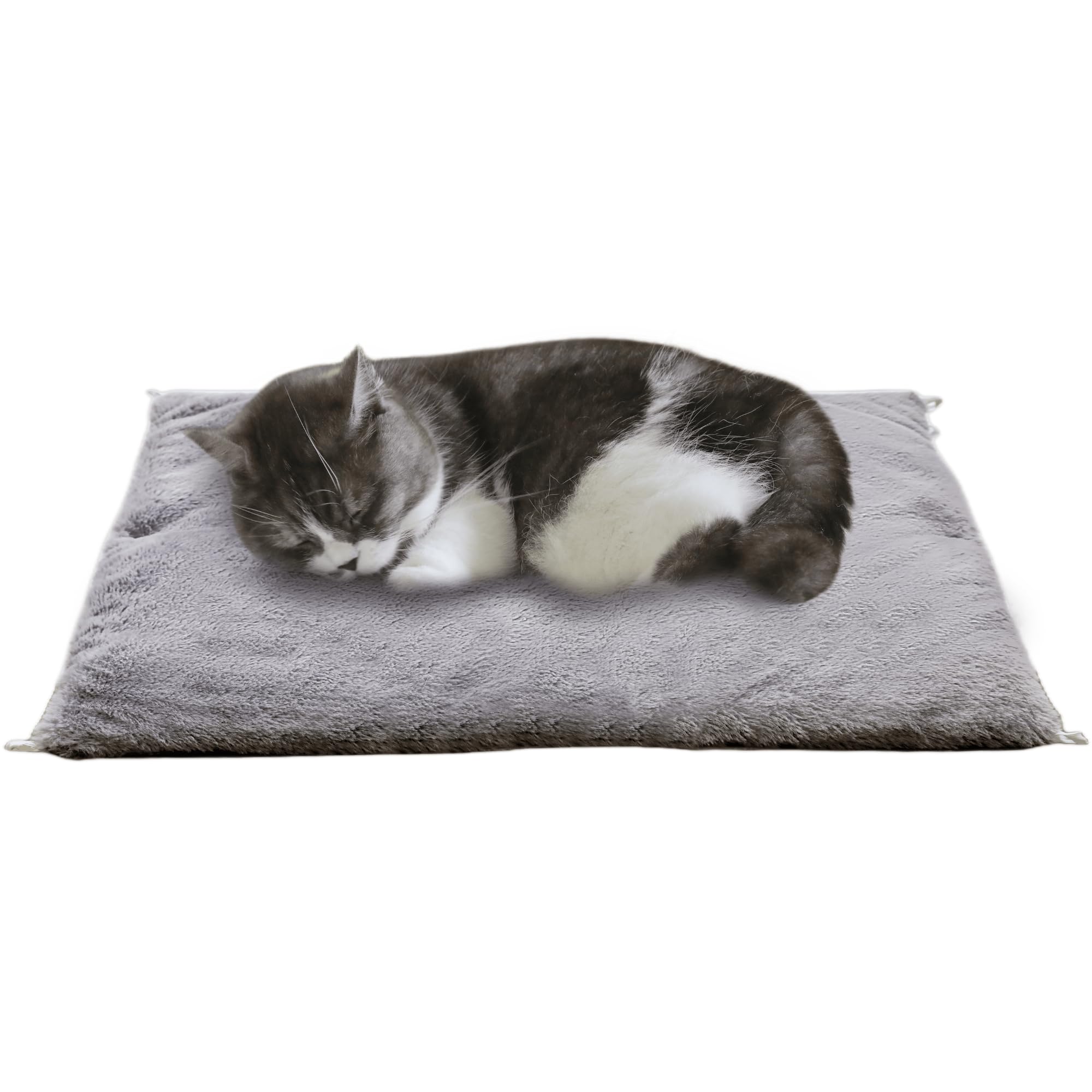 Petfelix Self Warming Cat Mat, 24'*20' Non-Skid Thermal Pet Mat, Cat Blanket For Indoor Cats, Washable Outdoor Insulation For 