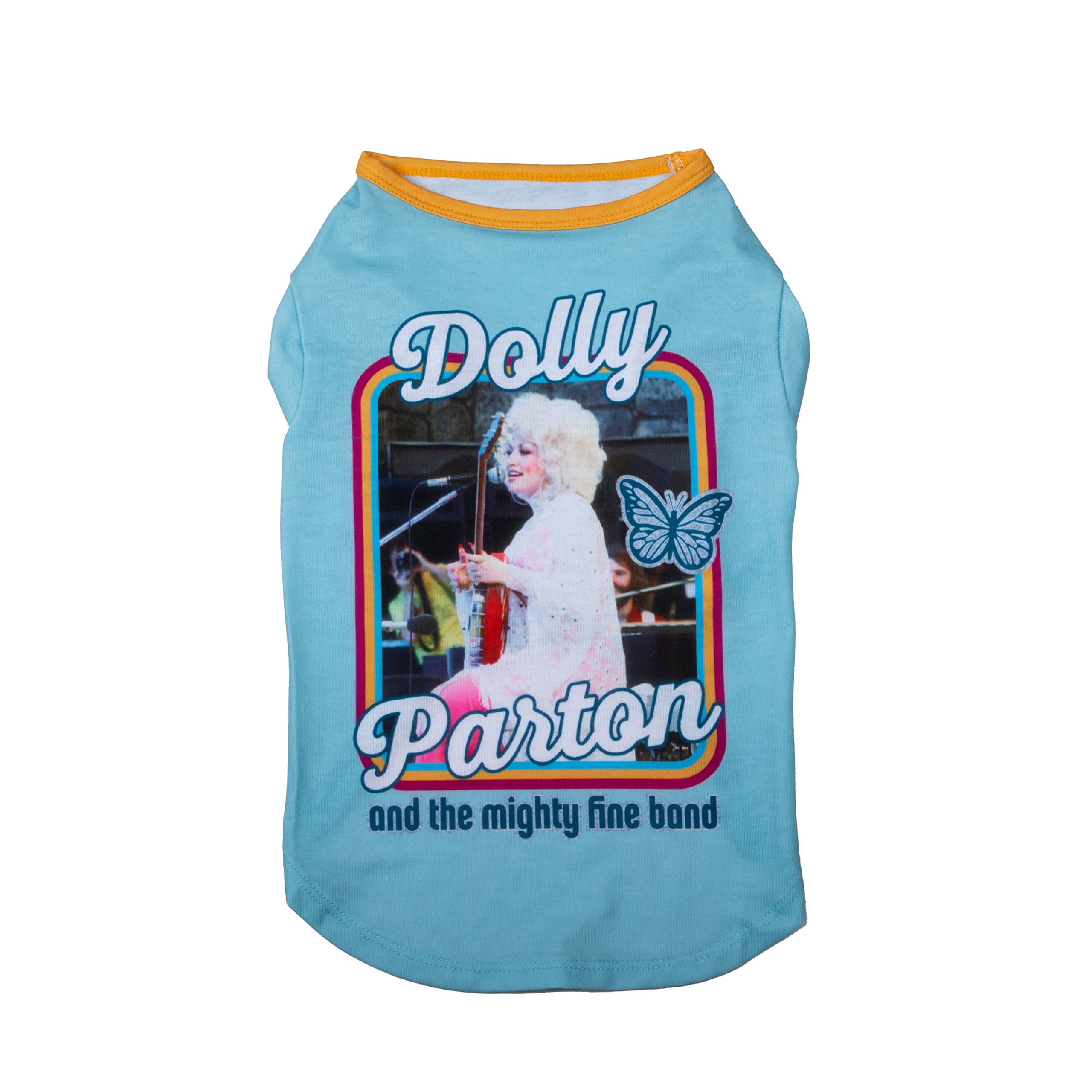 Doggy Parton Blue Dolly & The Mighty Fine Band Shirt For Pets - Xs (22120725)