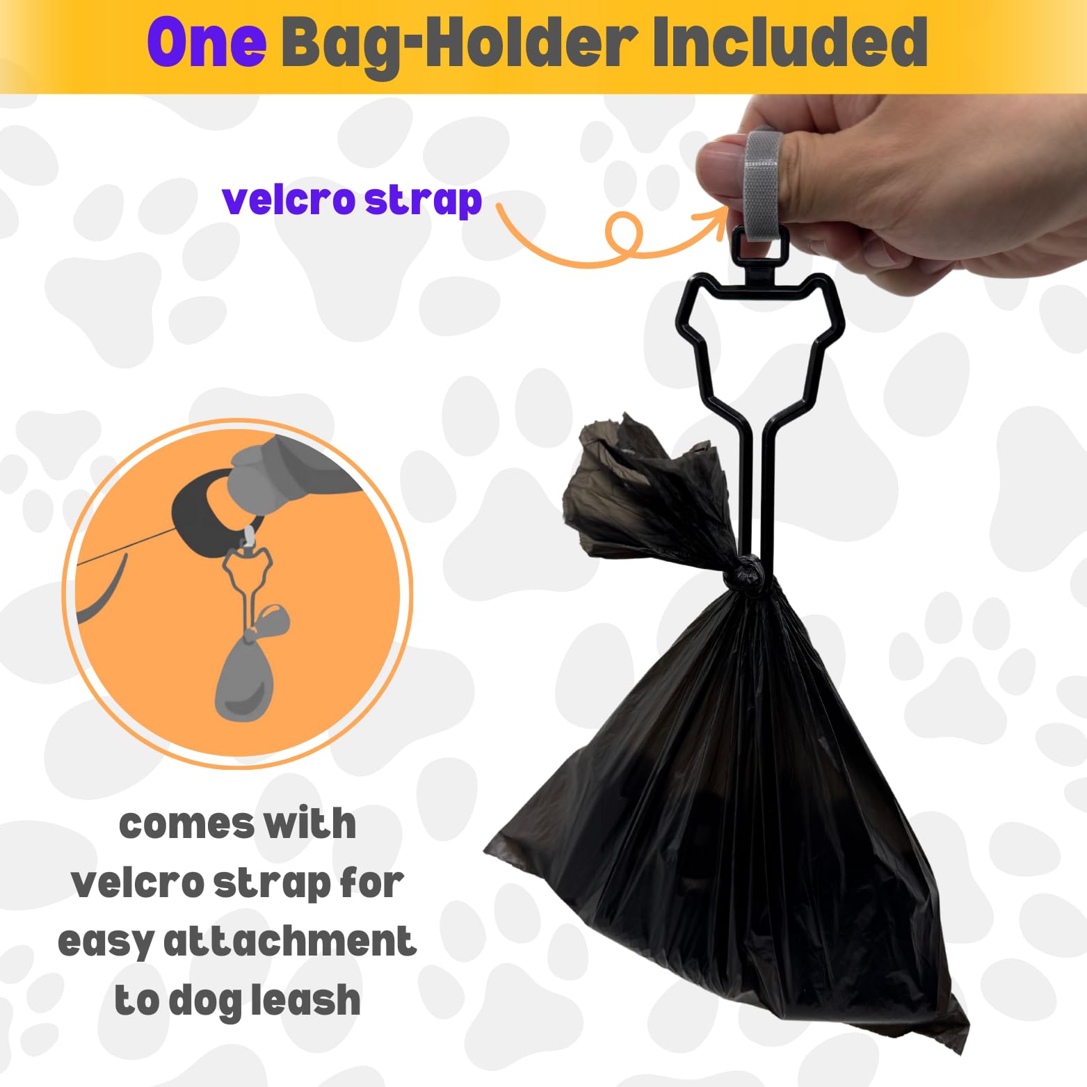Dog Poop Biodegradable Black Bags With Dispenser (700 Bags) Eco-Friendly Doggy Poop Bags Pickup Bag 35 Refill Rolls Eco Dog Wast