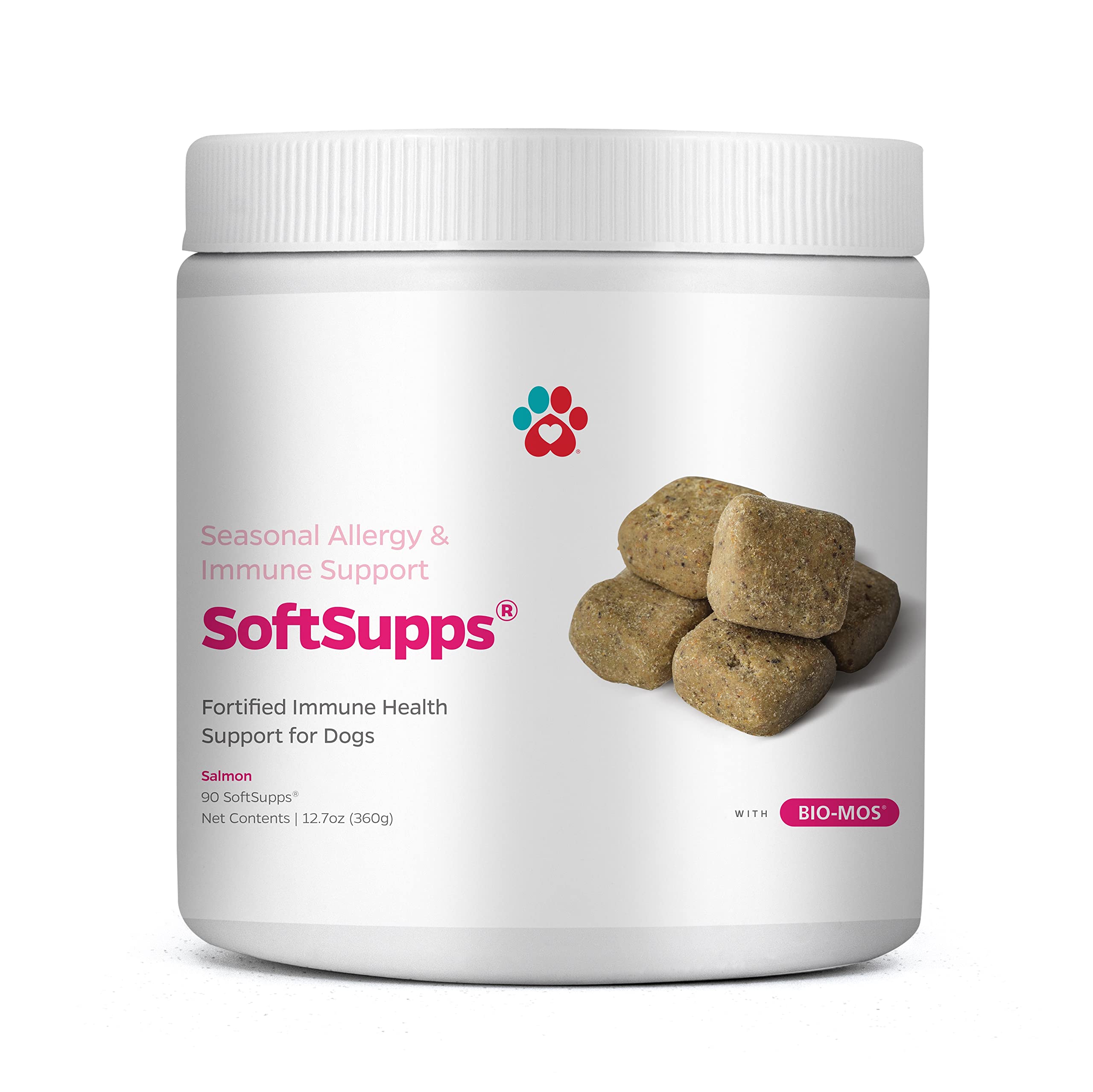Pet Parents Allergy SoftSupps Immune Support for Dogs with Omega 3 Fish Oil for Dogs & Probiotics for Dogs for Dog Itch Relief &